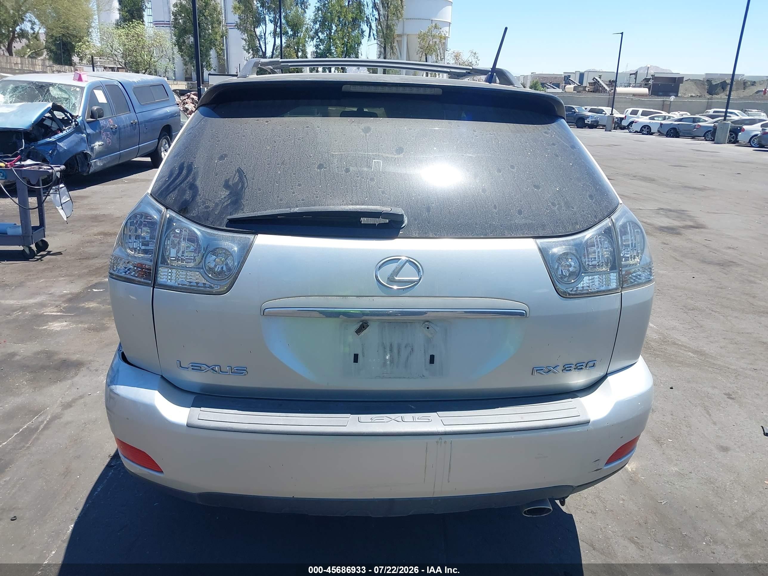 2005 Lexus Rx 330   Silver vin: JTJGA31U550049911
