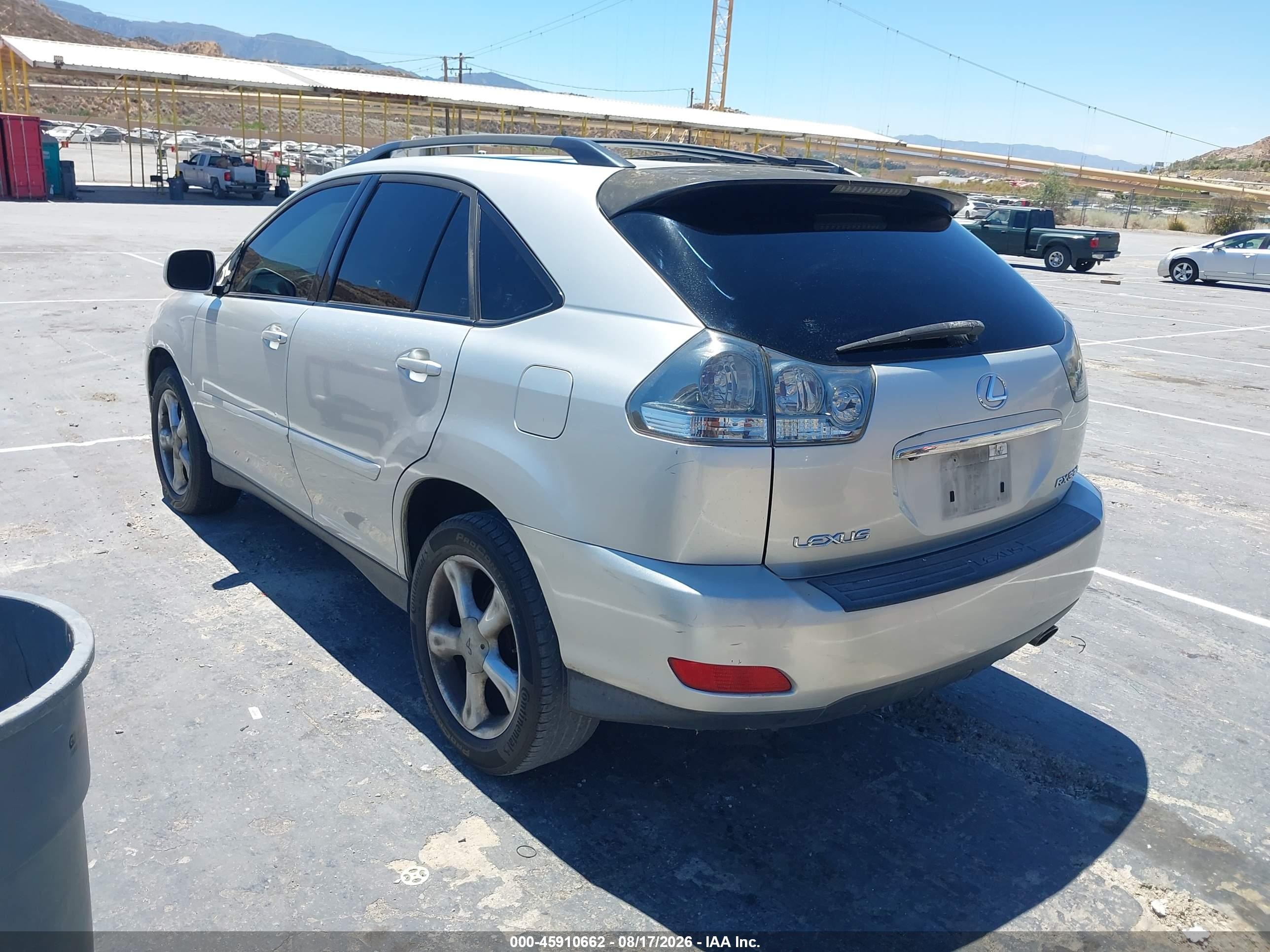 2005 Lexus Rx 330   Silver vin: JTJGA31U550051464
