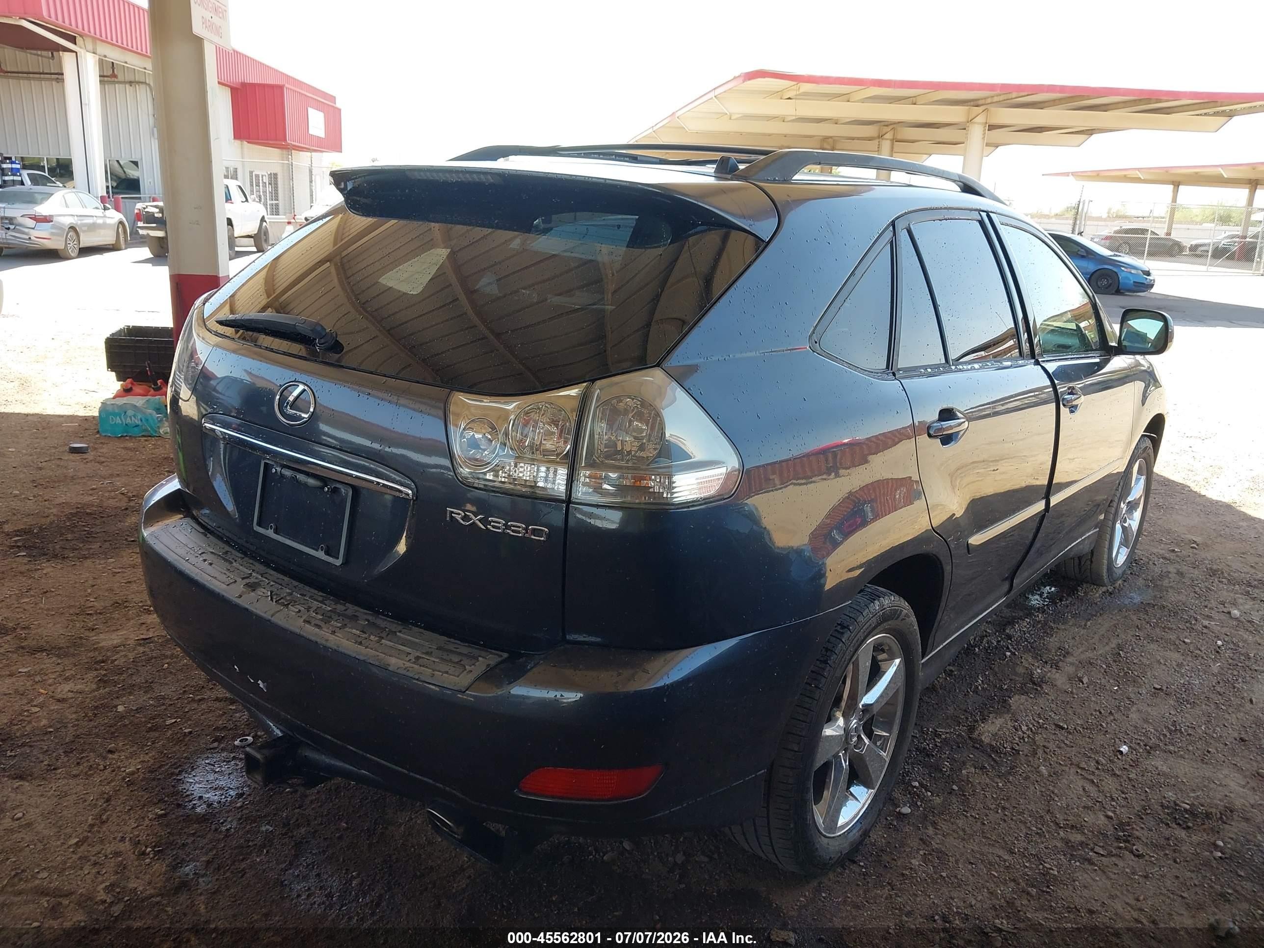 2005 Lexus Rx 330   Gray vin: JTJGA31U550051934