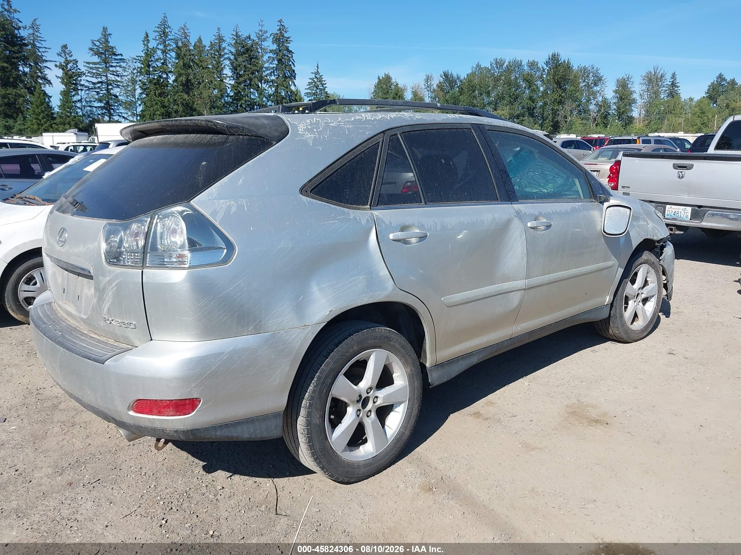 2006 Lexus Rx 330   Silver vin: JTJGA31U560060876