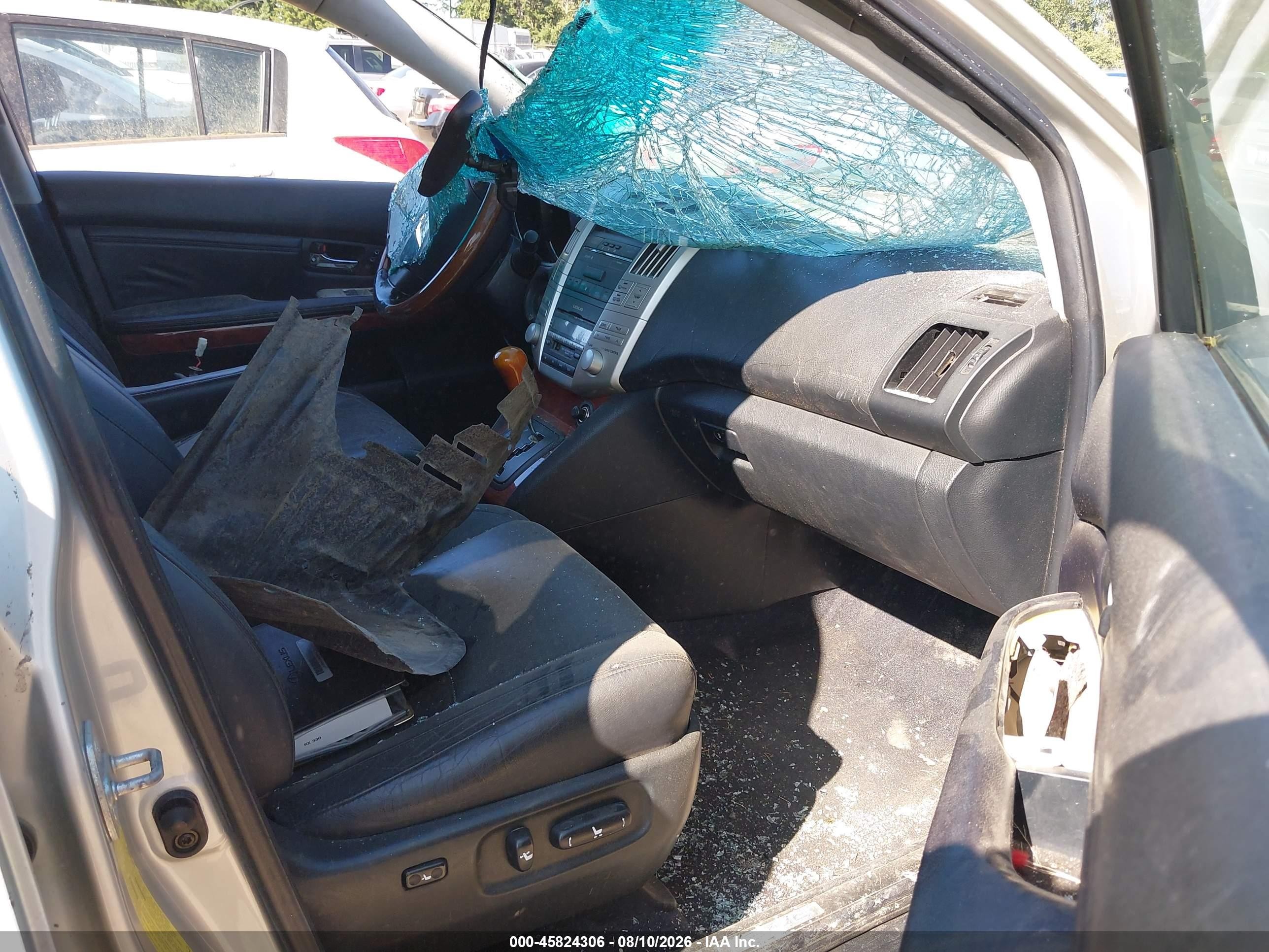 2006 Lexus Rx 330   Silver vin: JTJGA31U560060876