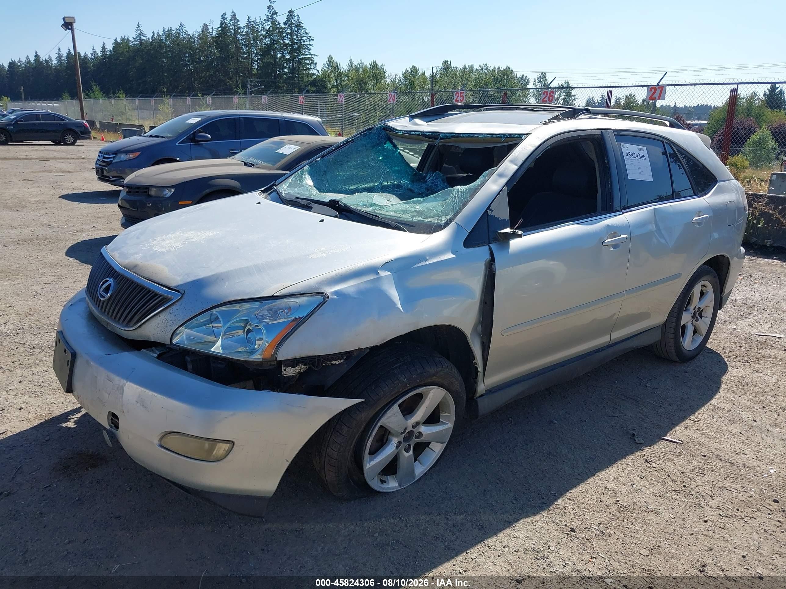 2006 Lexus Rx 330   Silver vin: JTJGA31U560060876