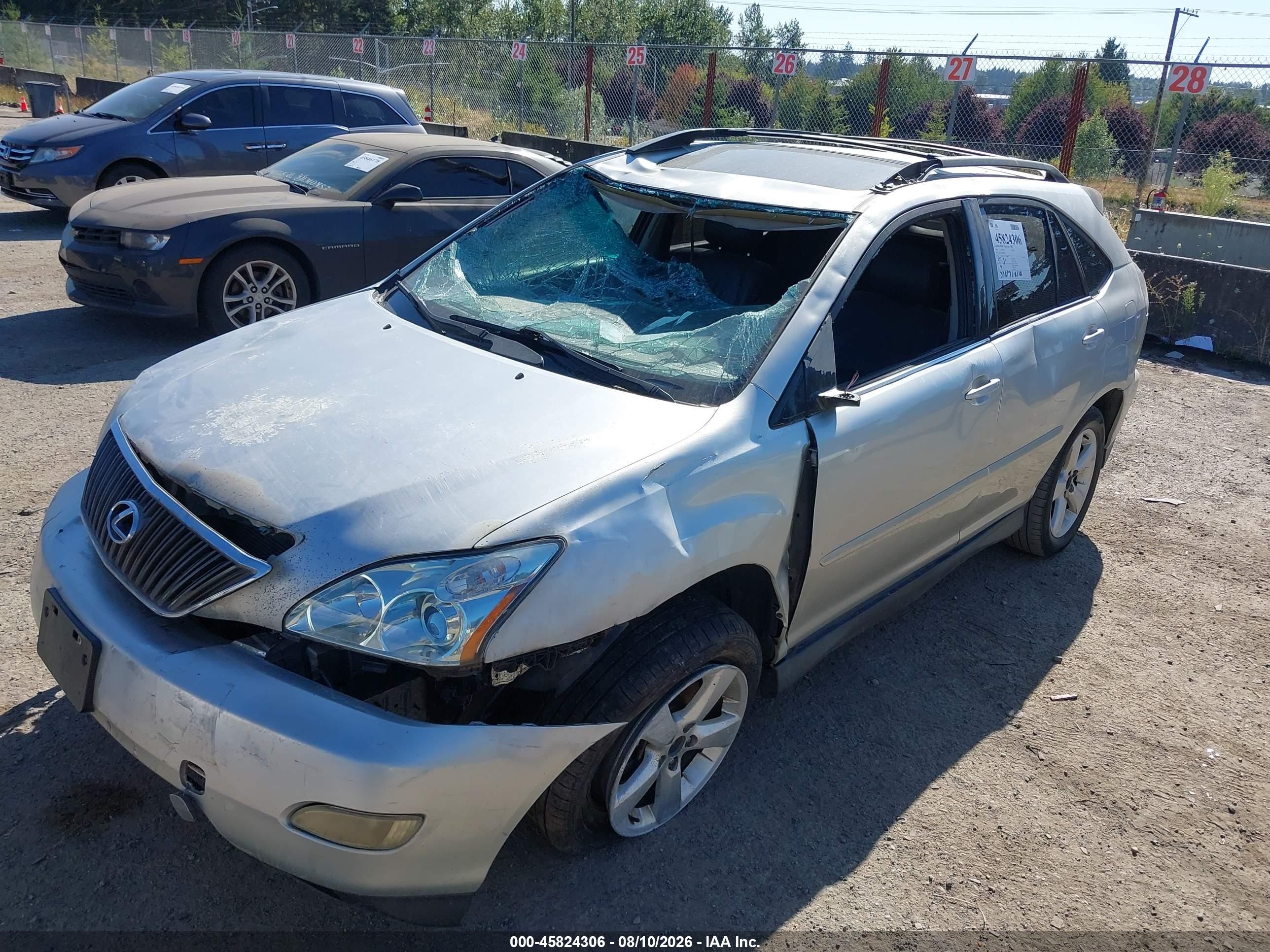 2006 Lexus Rx 330   Silver vin: JTJGA31U560060876