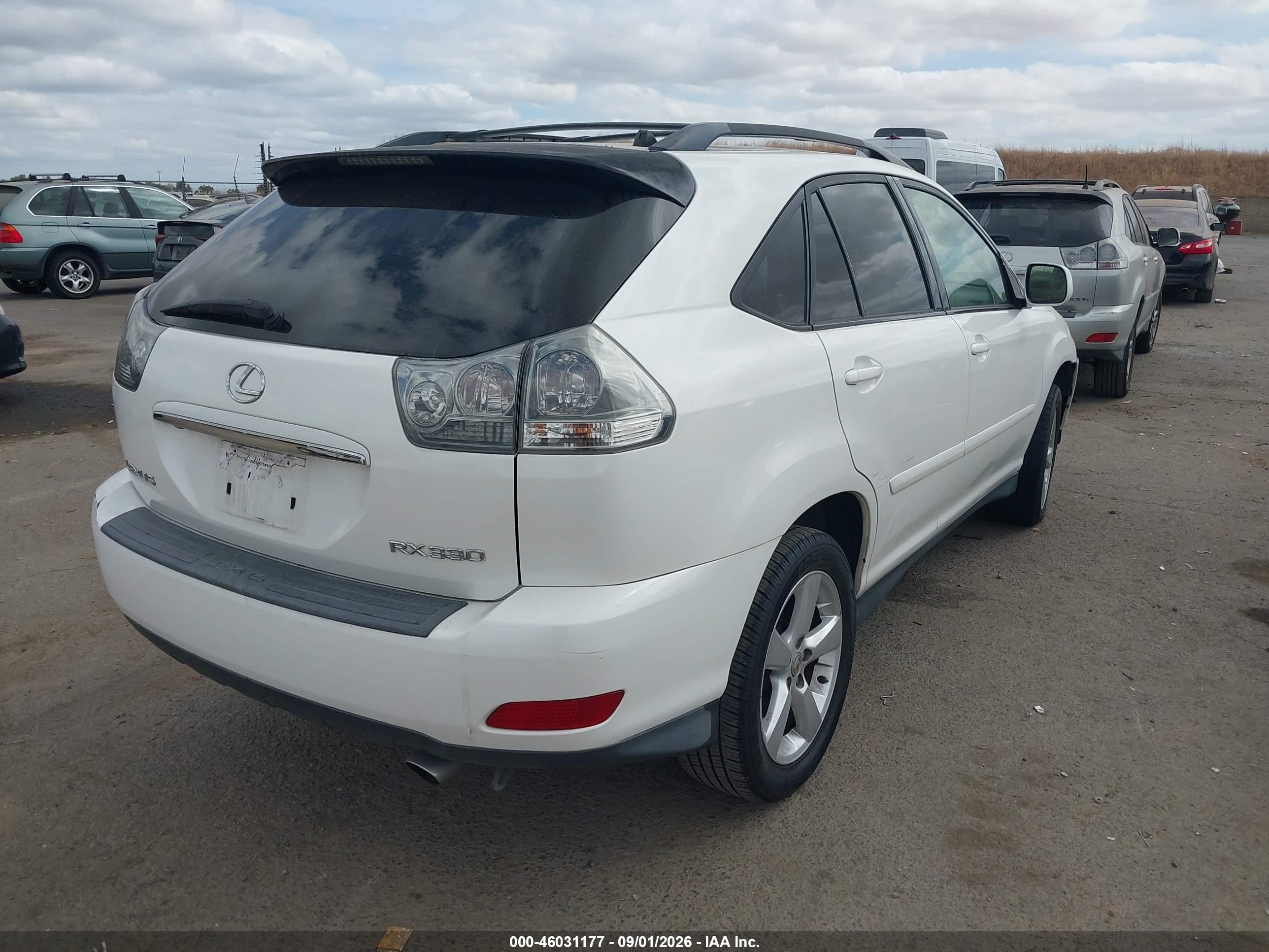 2006 Lexus Rx 330   Белый vin: JTJGA31U560063258