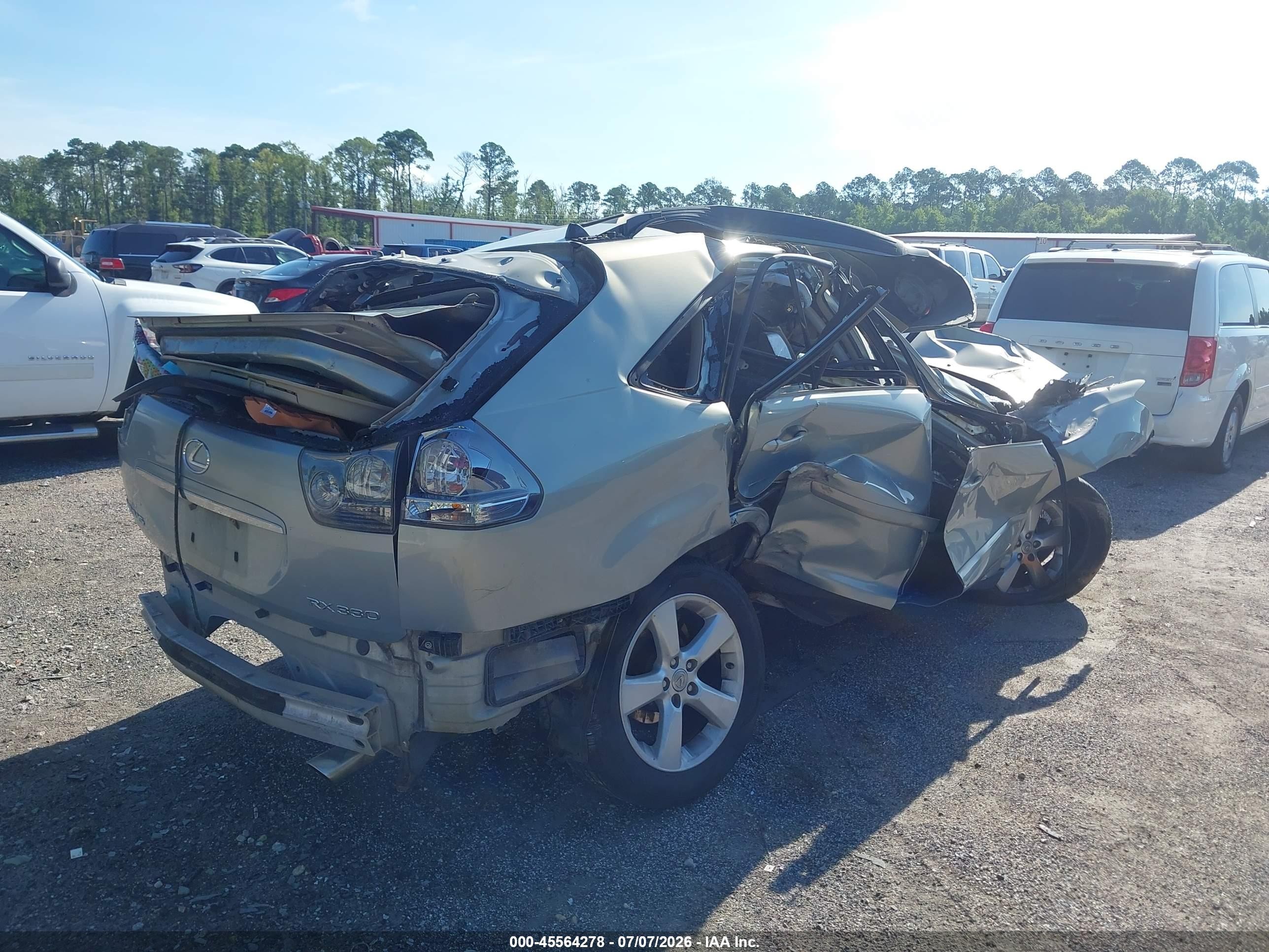 2004 Lexus Rx 330   Gray vin: JTJGA31U640013045