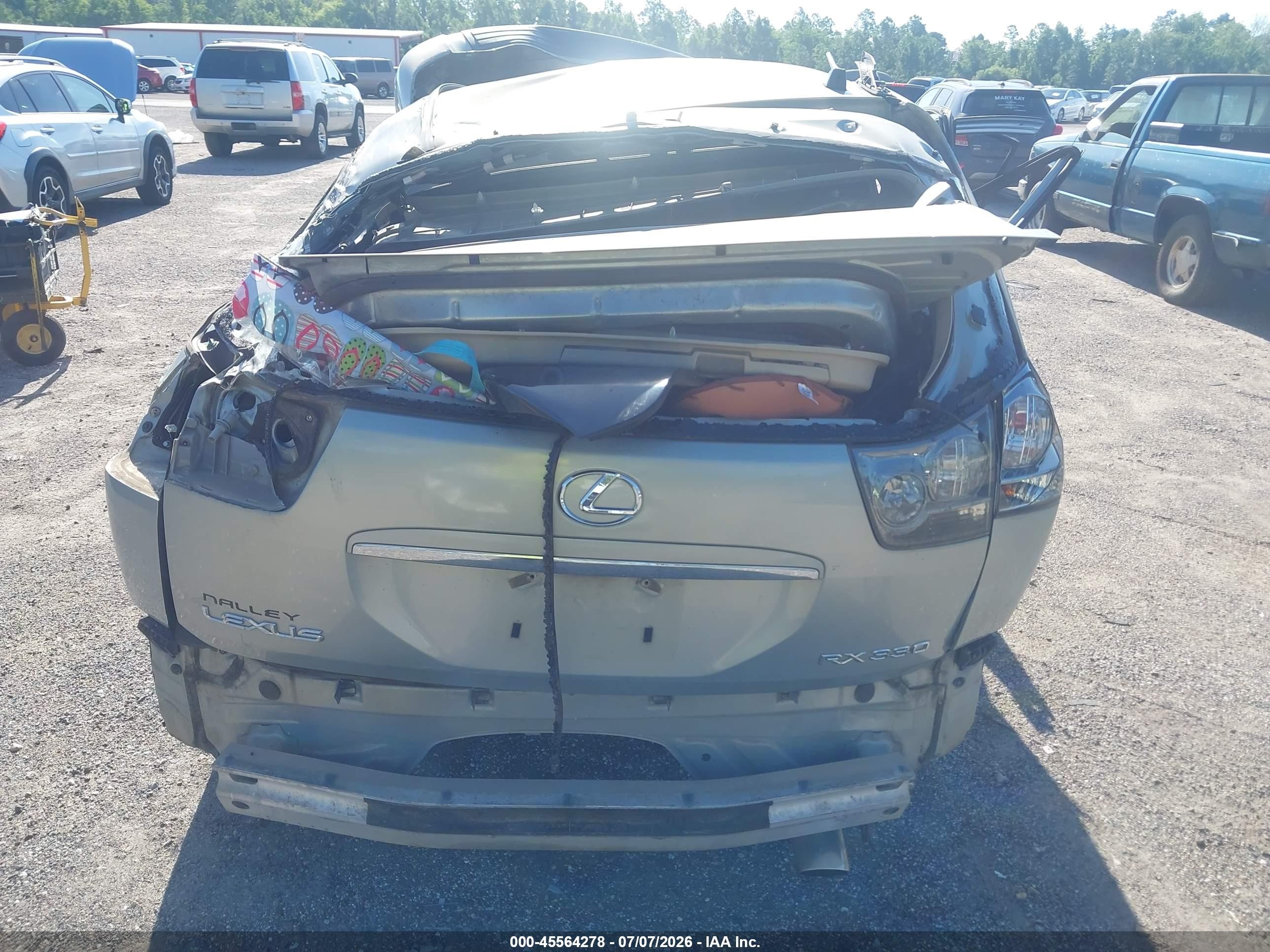 2004 Lexus Rx 330   Gray vin: JTJGA31U640013045