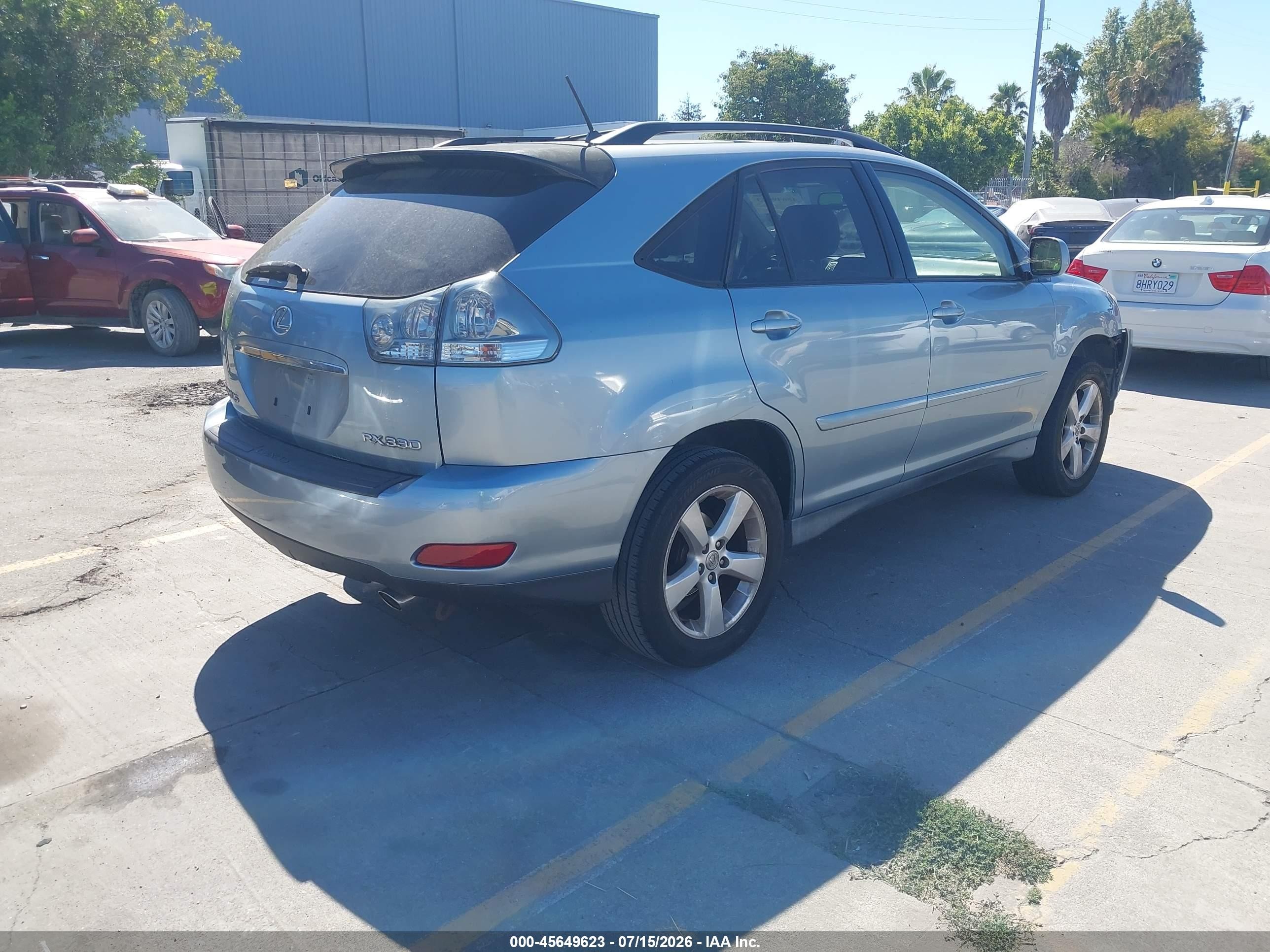 2004 Lexus Rx 330   Blue vin: JTJGA31U640041055