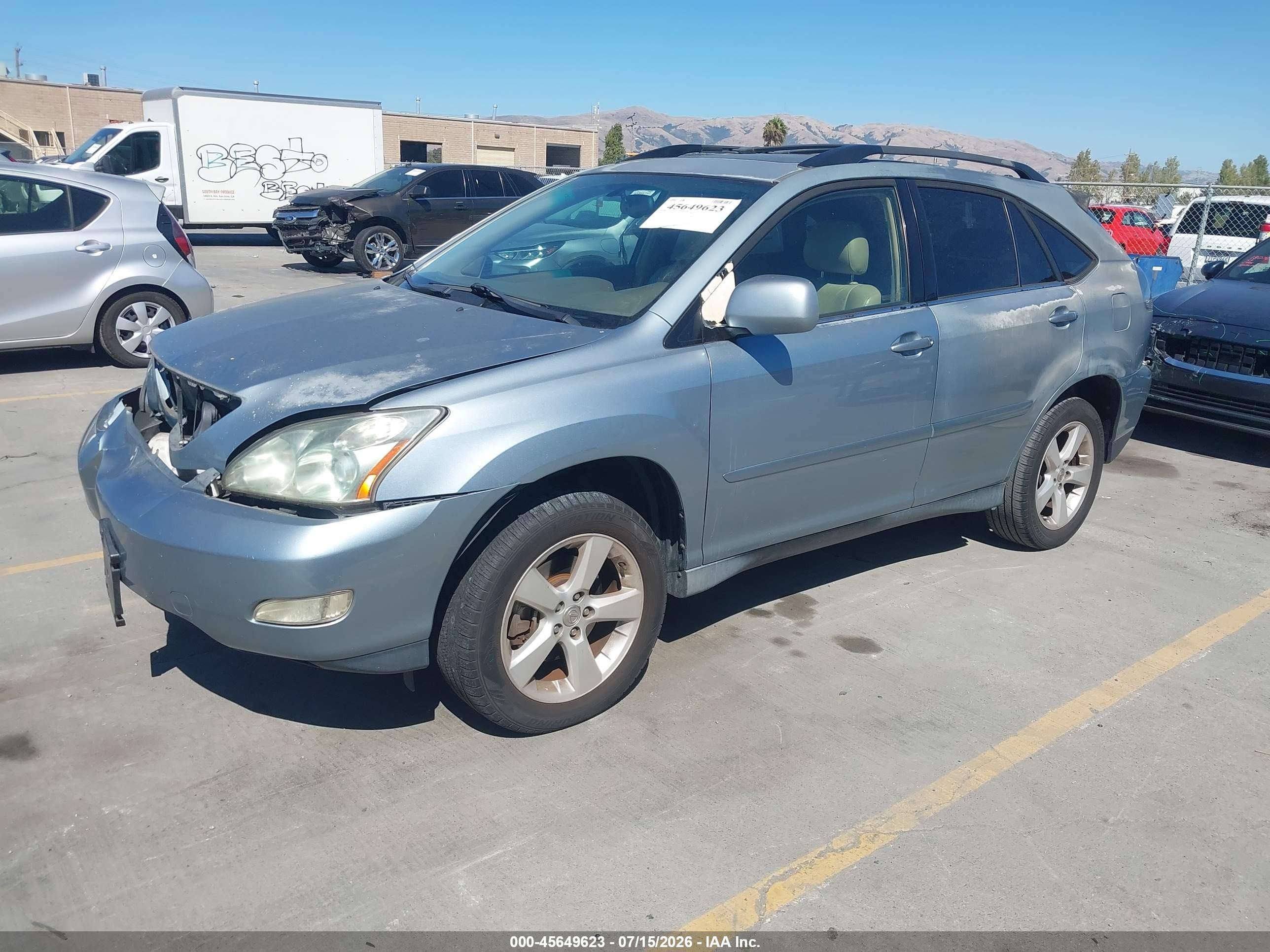 2004 Lexus Rx 330   Blue vin: JTJGA31U640041055