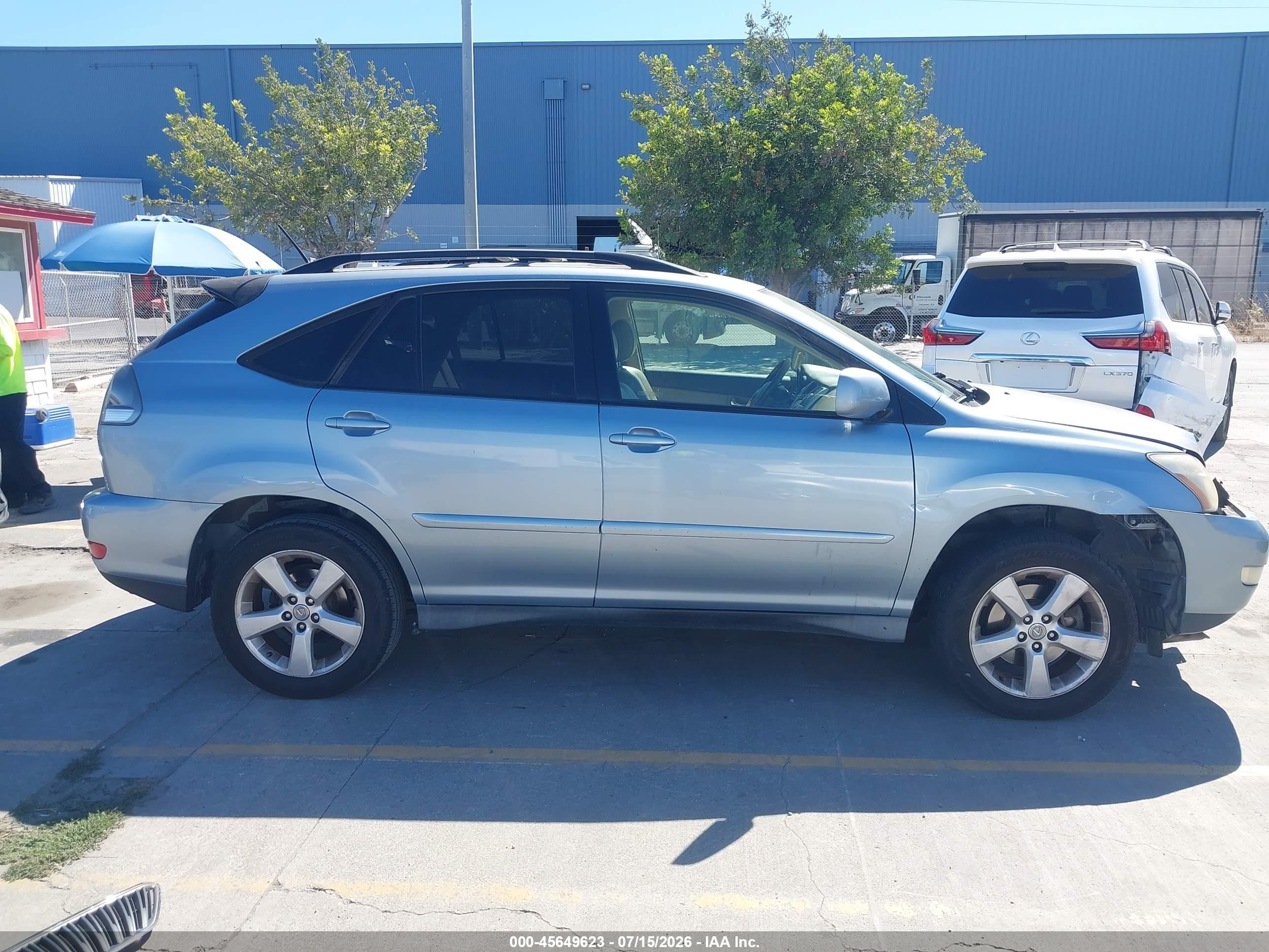 2004 Lexus Rx 330   Blue vin: JTJGA31U640041055