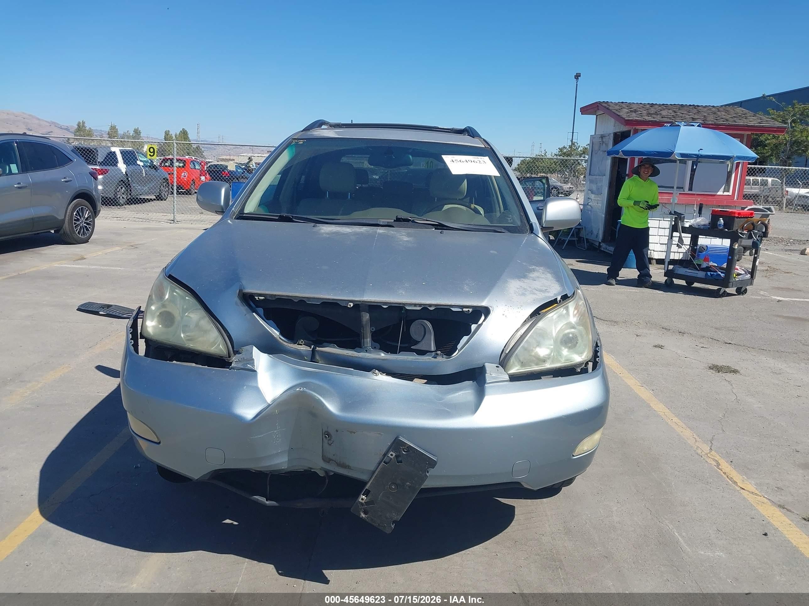 2004 Lexus Rx 330   Blue vin: JTJGA31U640041055