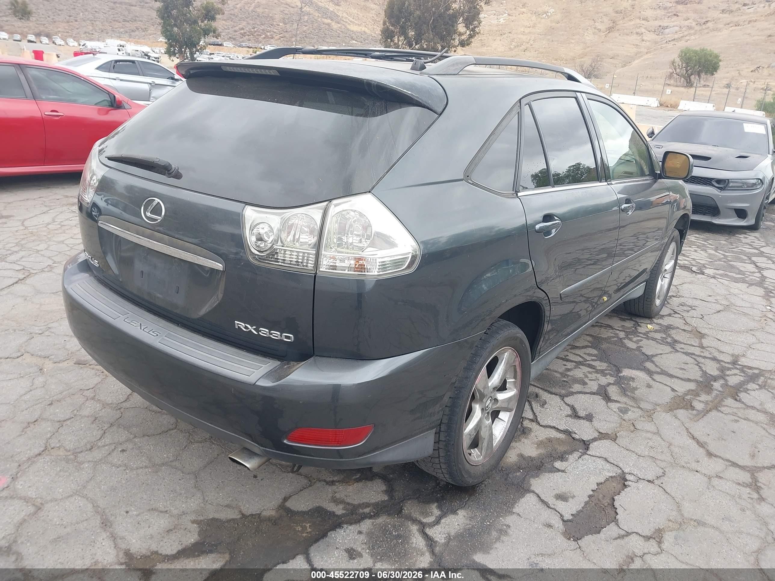 2005 Lexus Rx 330   Gray vin: JTJGA31U650047245
