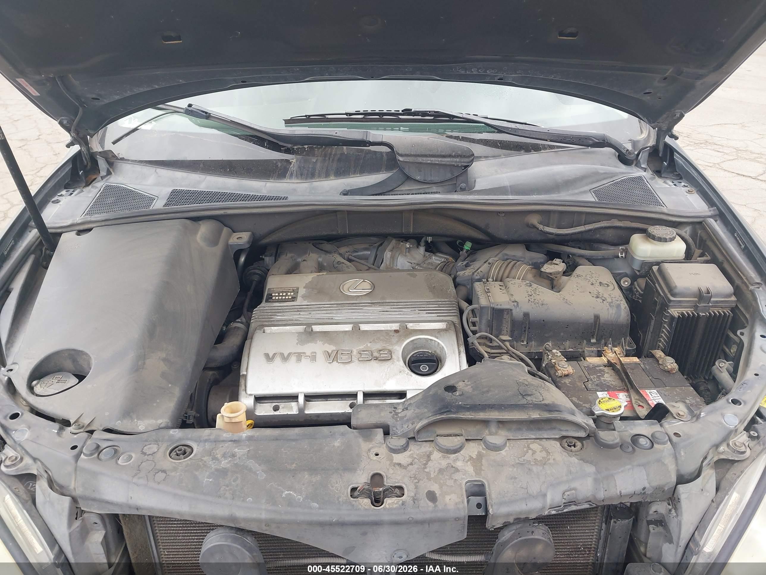 2005 Lexus Rx 330   Gray vin: JTJGA31U650047245