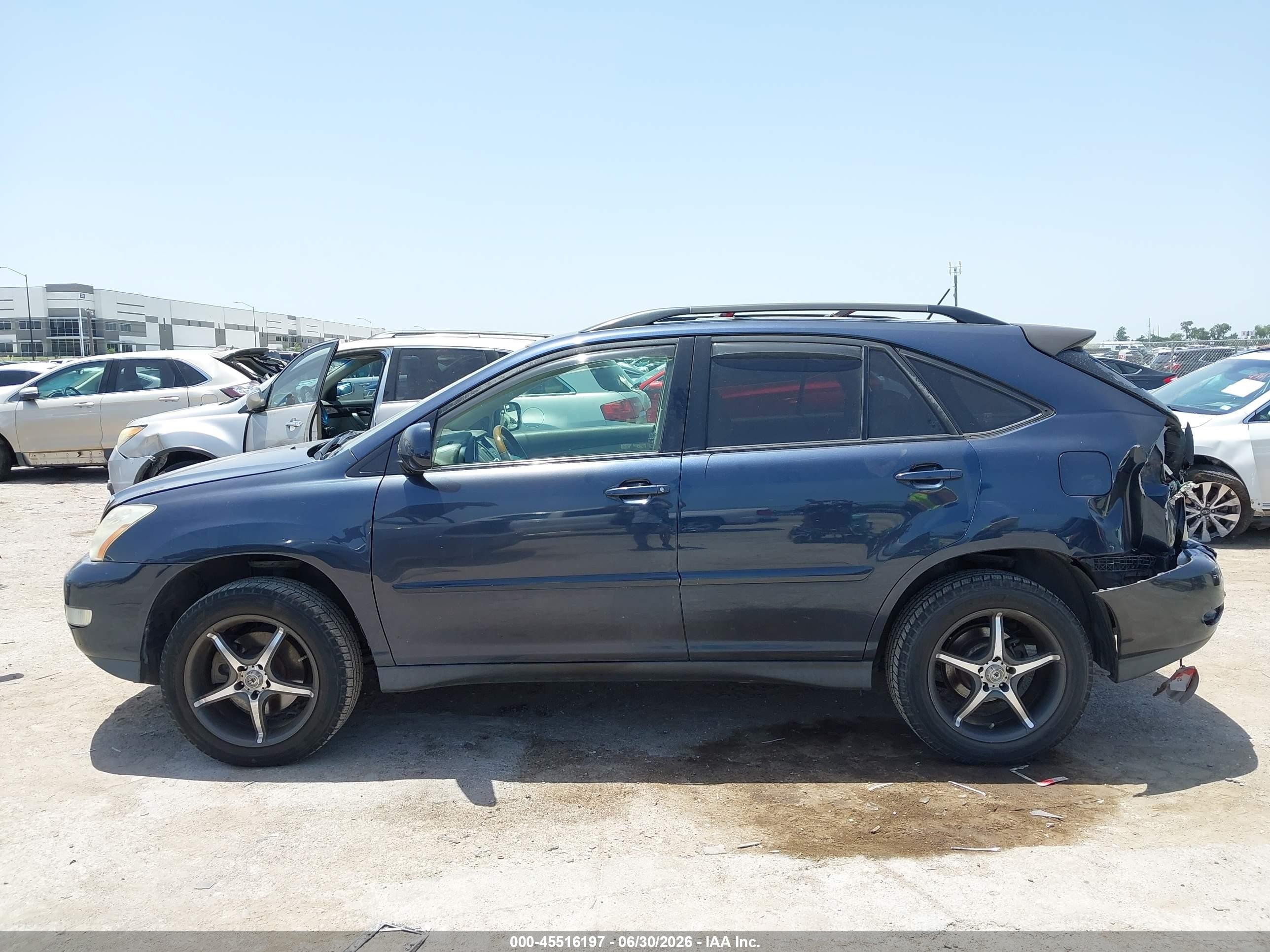 2004 Lexus Rx 330   Blue vin: JTJGA31U740008761