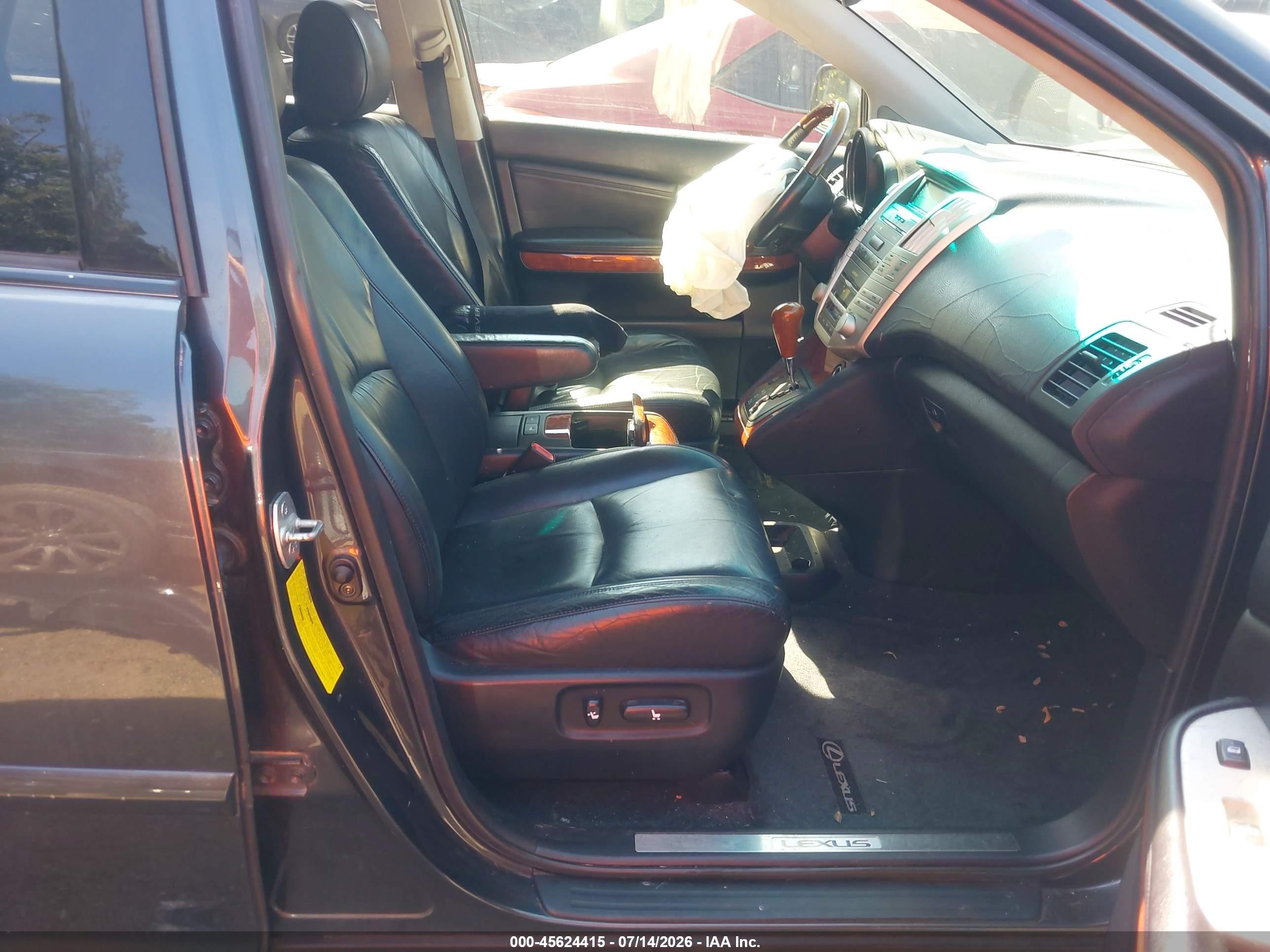 2004 Lexus Rx 330   Black vin: JTJGA31U740020036