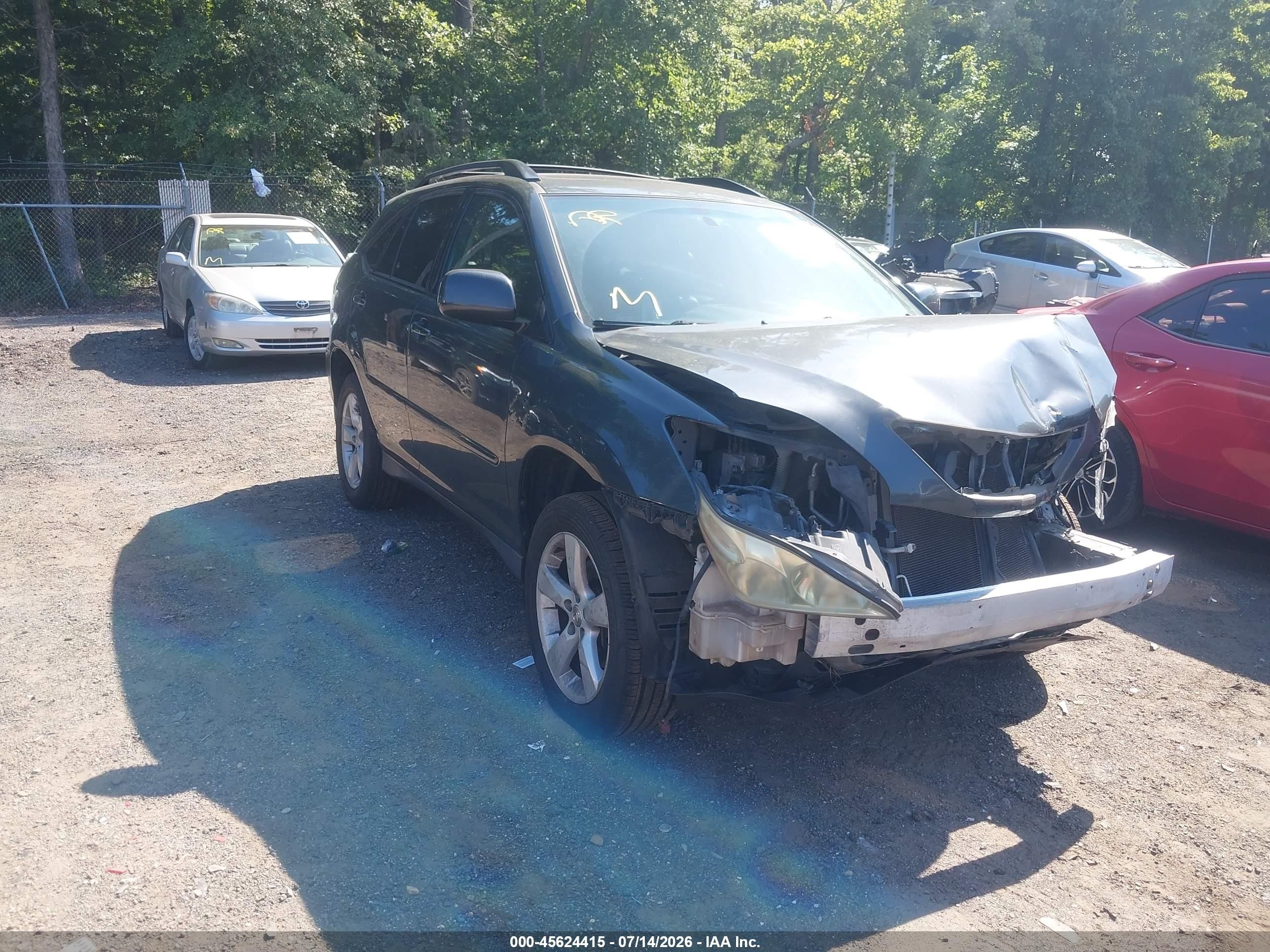 2004 Lexus Rx 330   Black vin: JTJGA31U740020036