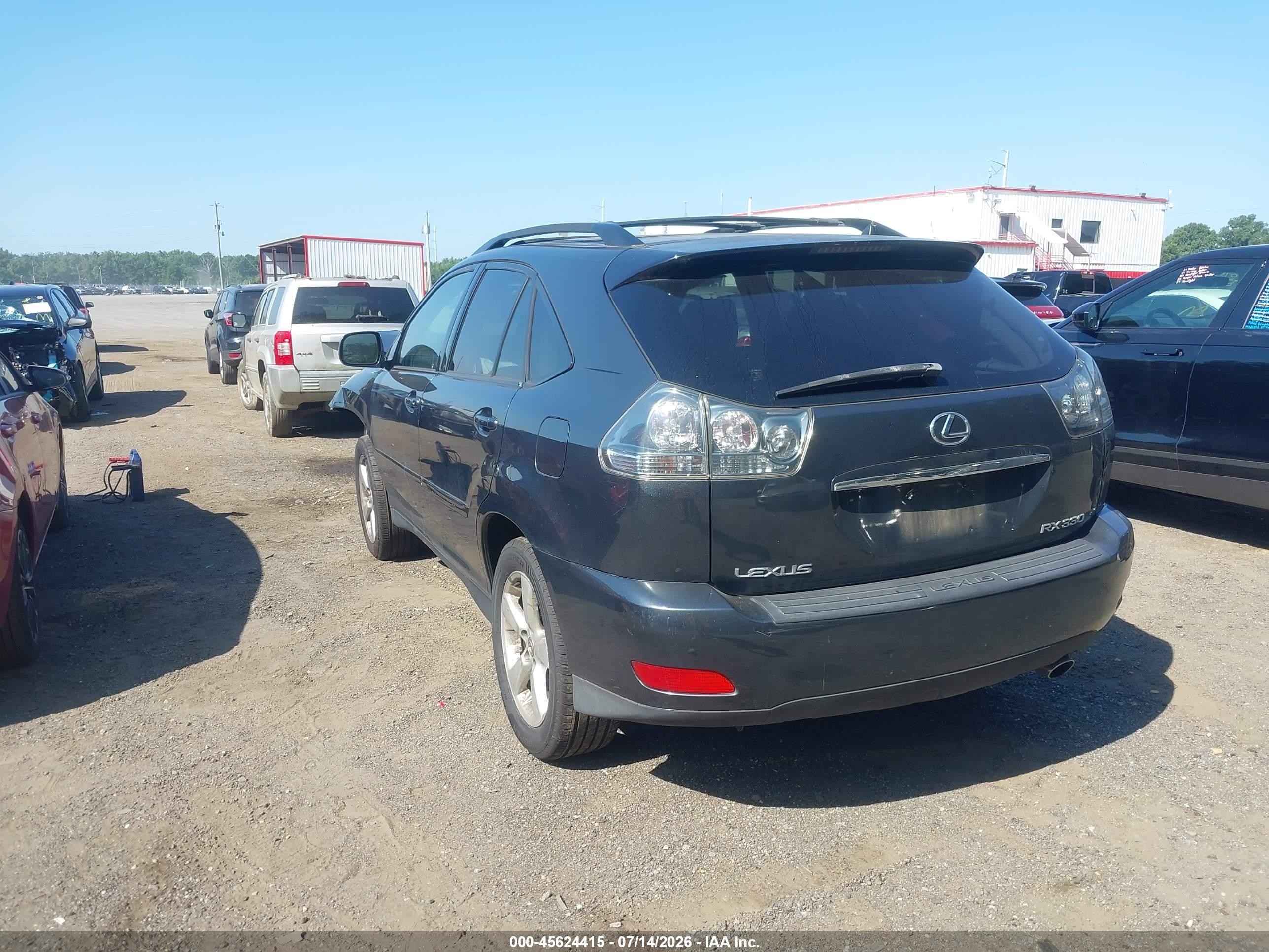 2004 Lexus Rx 330   Black vin: JTJGA31U740020036