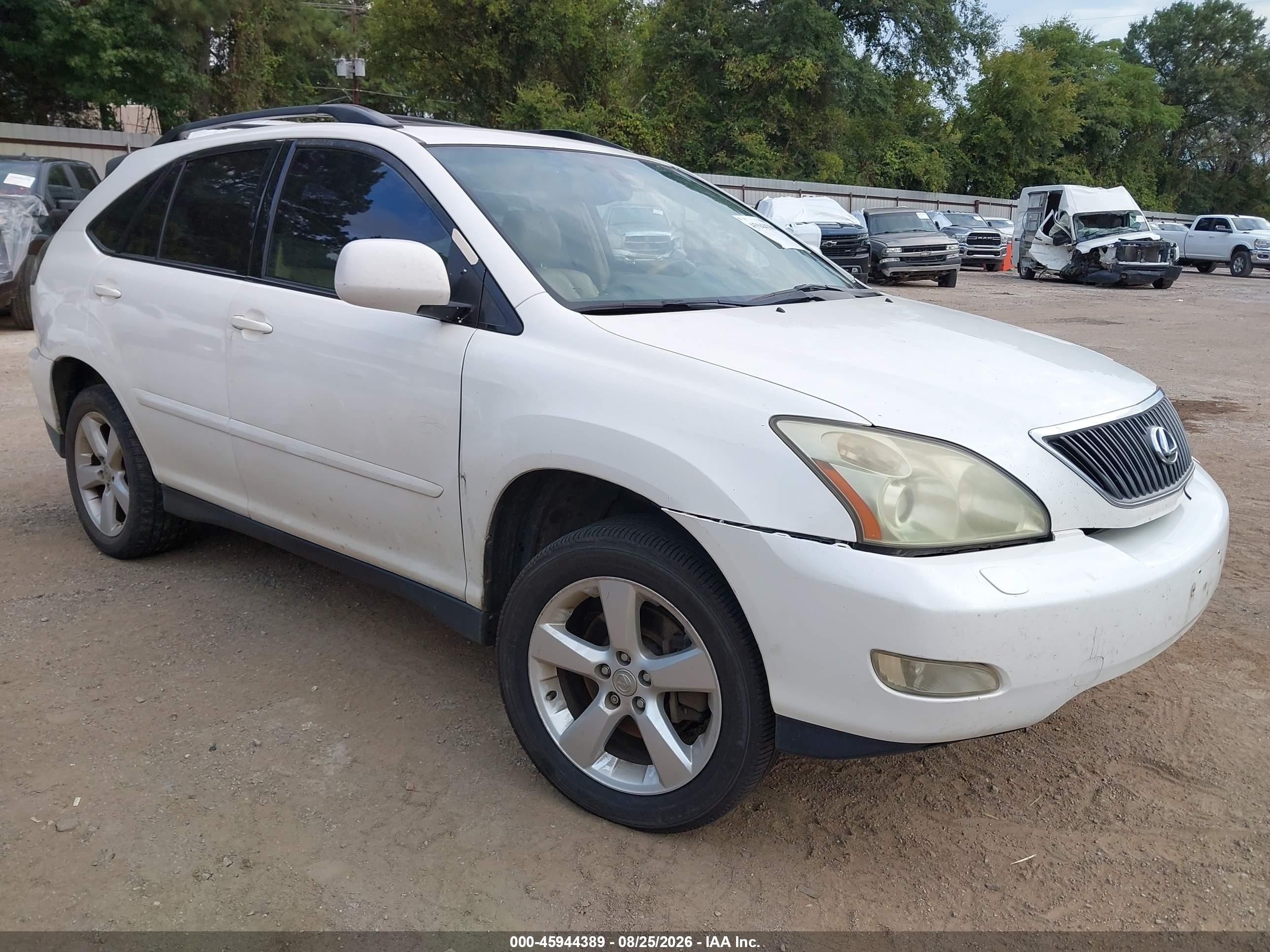 2005 Lexus Rx 330   White vin: JTJGA31U750045035