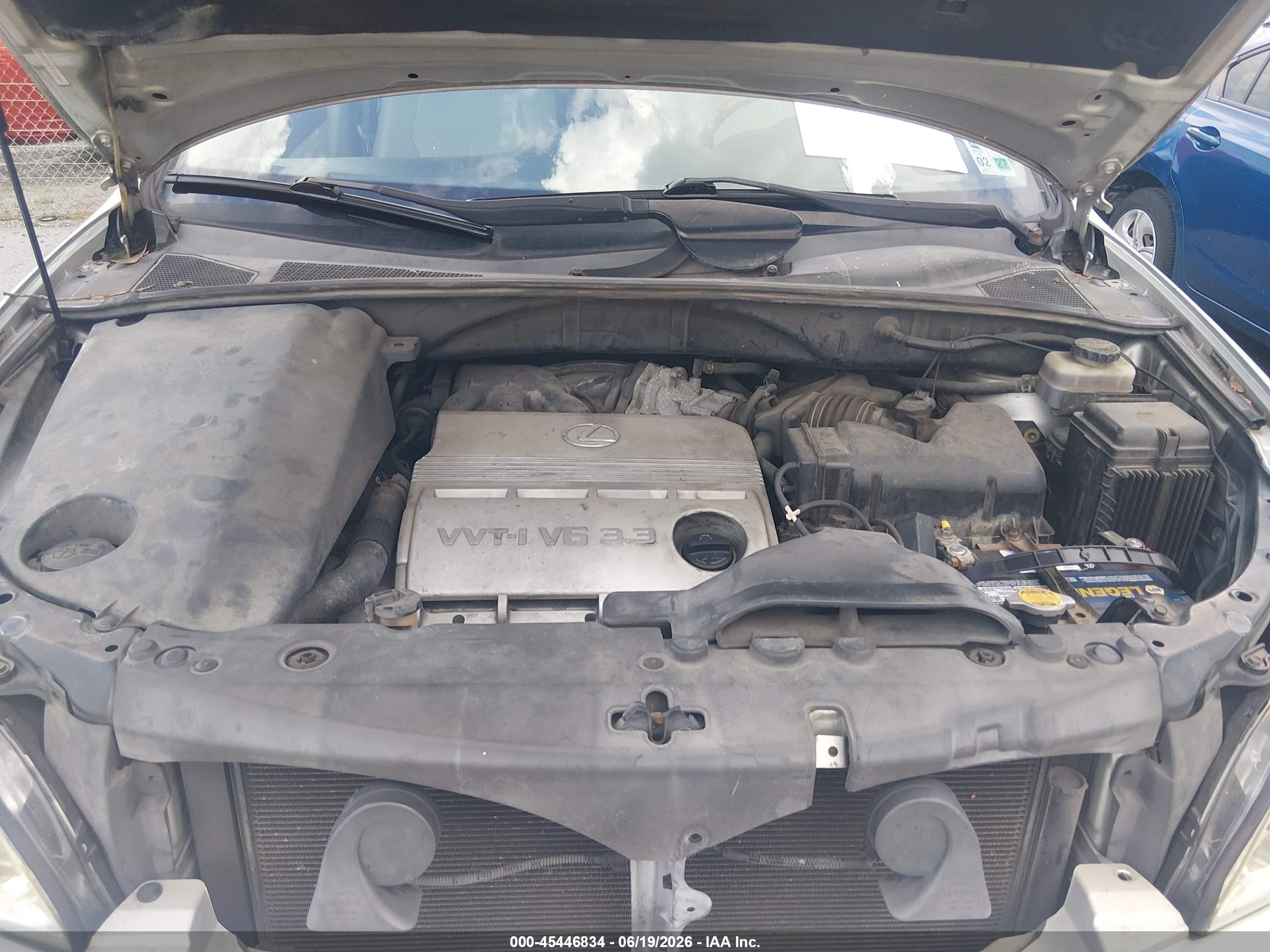 2004 Lexus Rx 330 Silver vin: JTJGA31U840008865