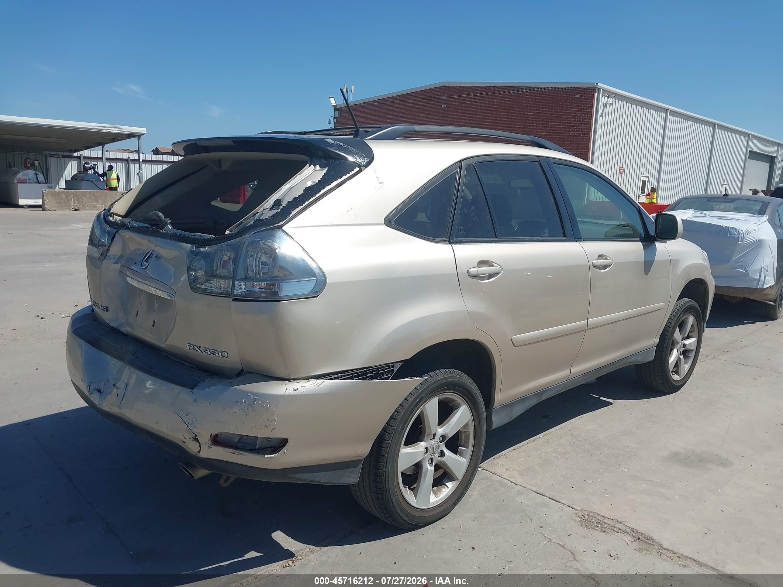 2004 Lexus Rx 330   Beige vin: JTJGA31U840024239