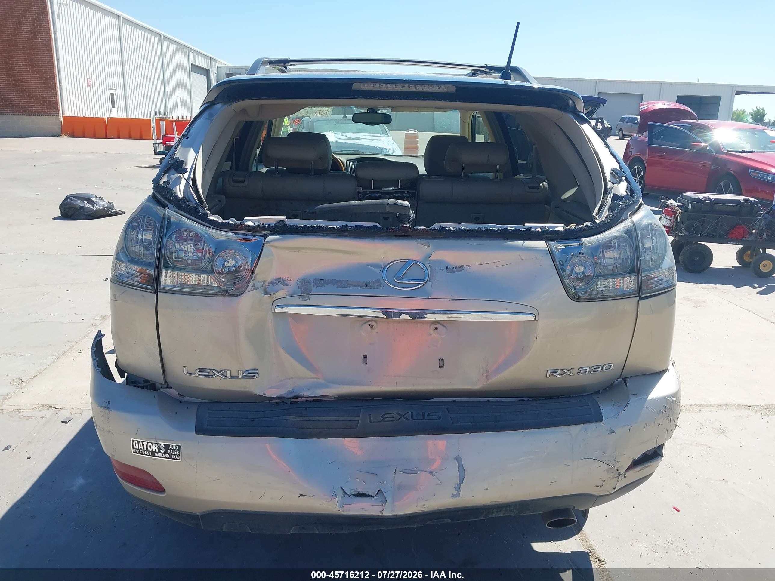 2004 Lexus Rx 330   Beige vin: JTJGA31U840024239