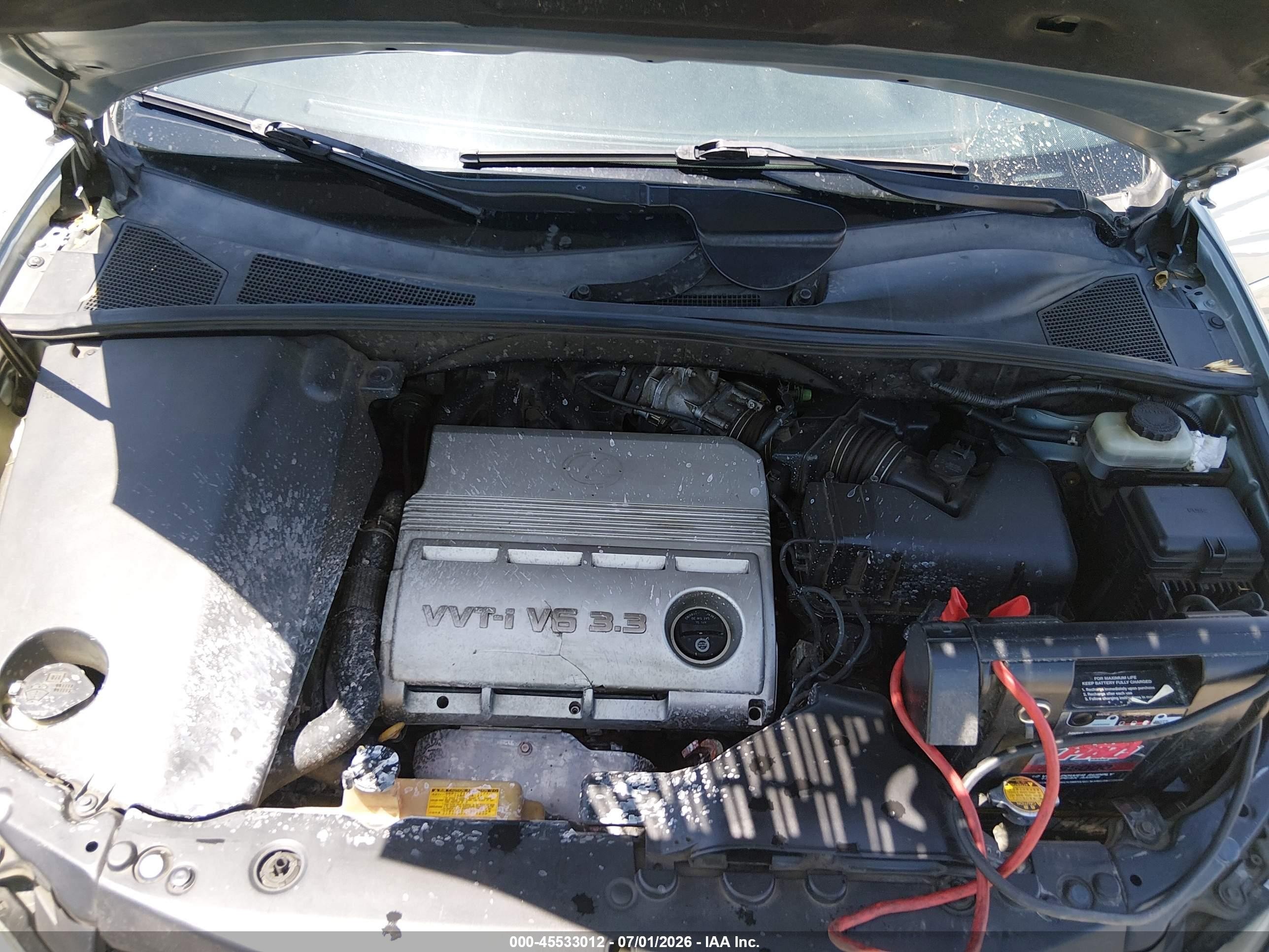 2005 Lexus Rx 330   Серебряный vin: JTJGA31U850054908