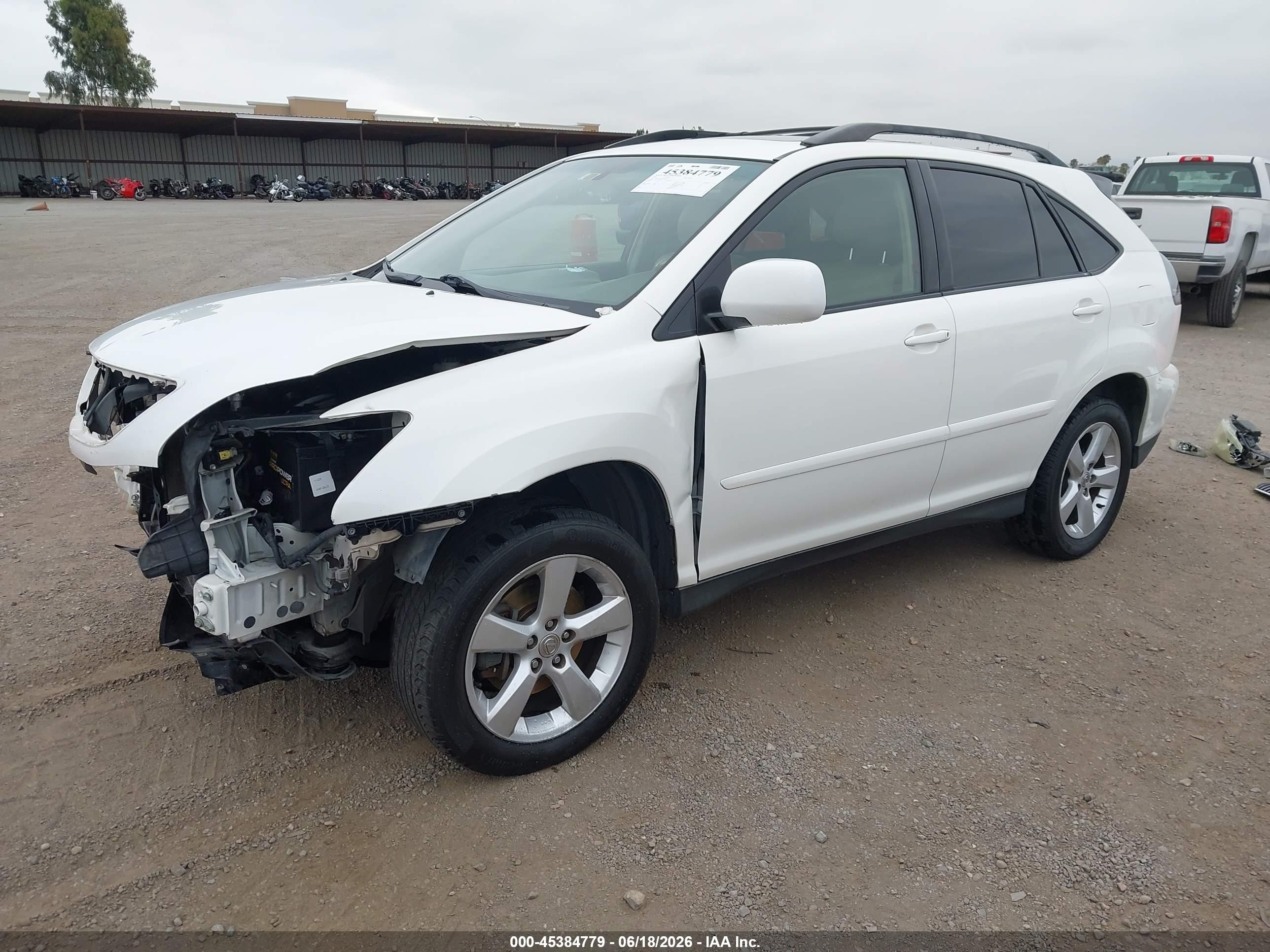 2005 Lexus Rx 330   White vin: JTJGA31U850057033