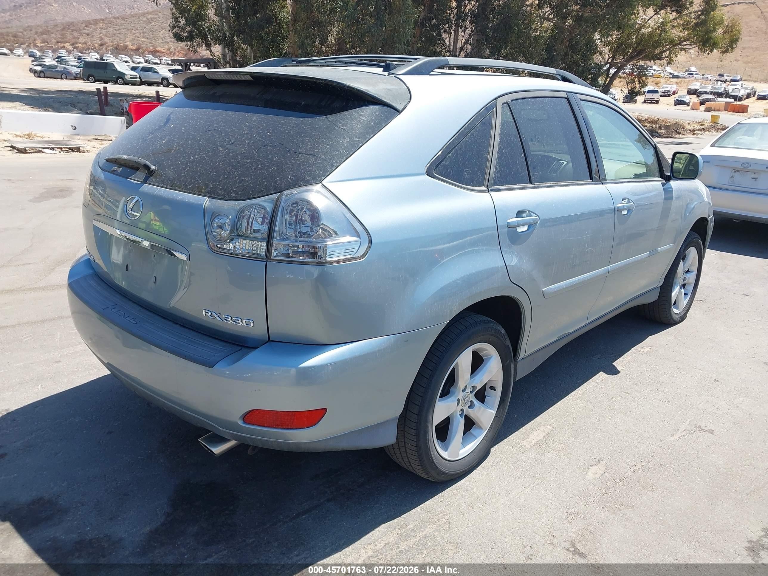 2004 Lexus Rx 330   Silver vin: JTJGA31U940030941
