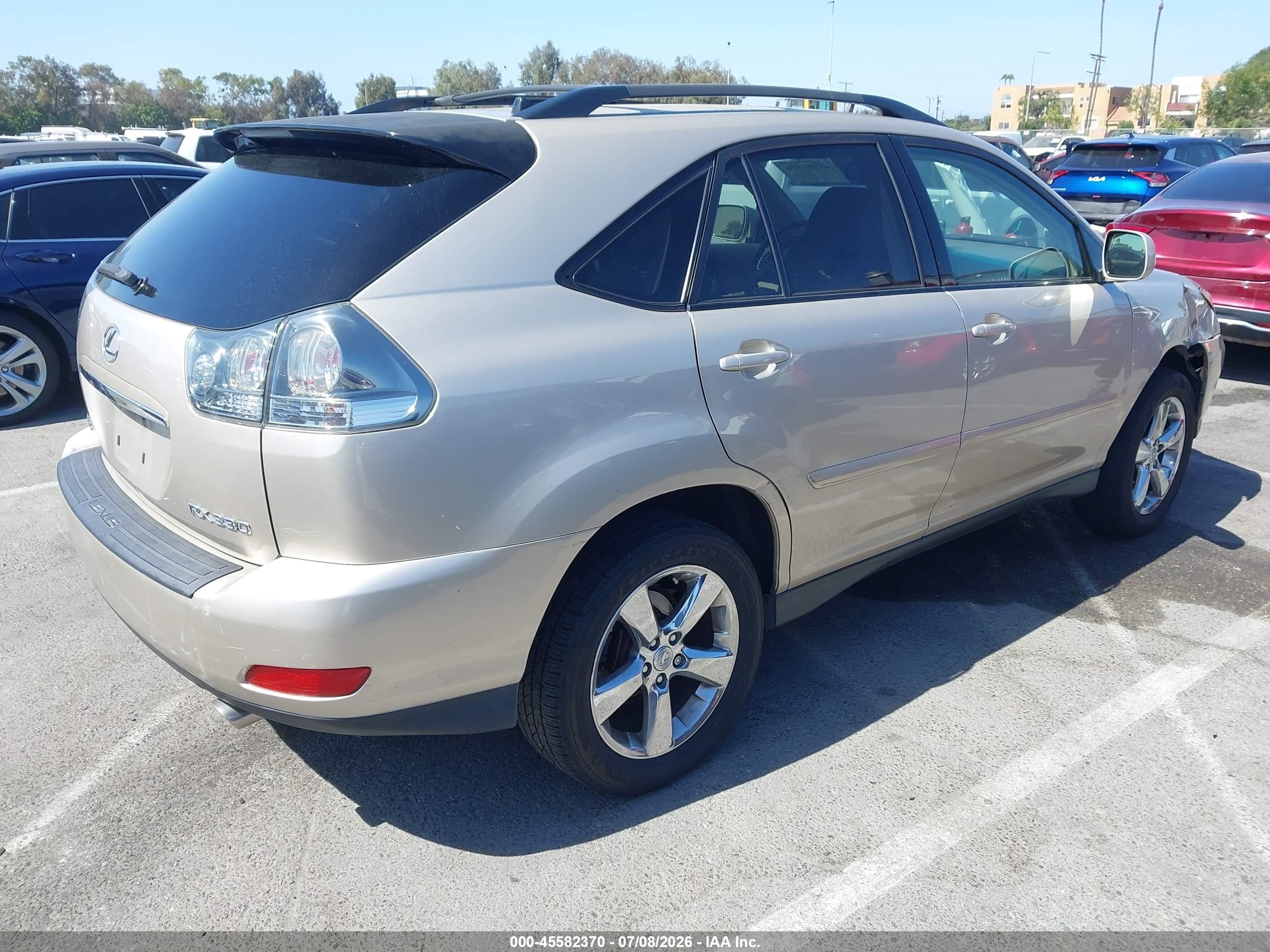 2004 Lexus Rx 330   Gold vin: JTJGA31U940038151