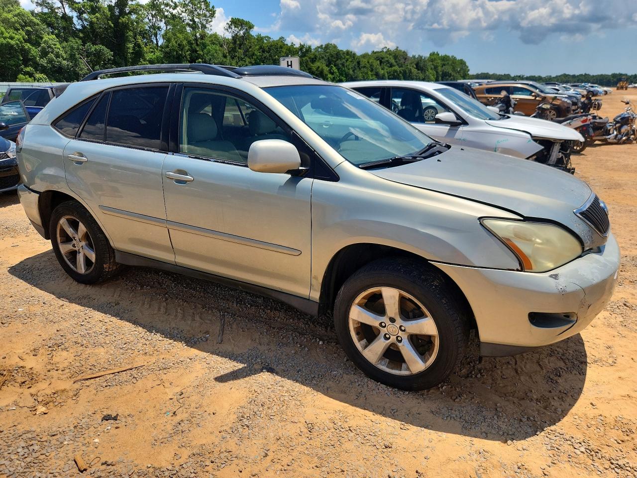 2005 Lexus Rx 330 Silver vin: JTJGA31U950044985