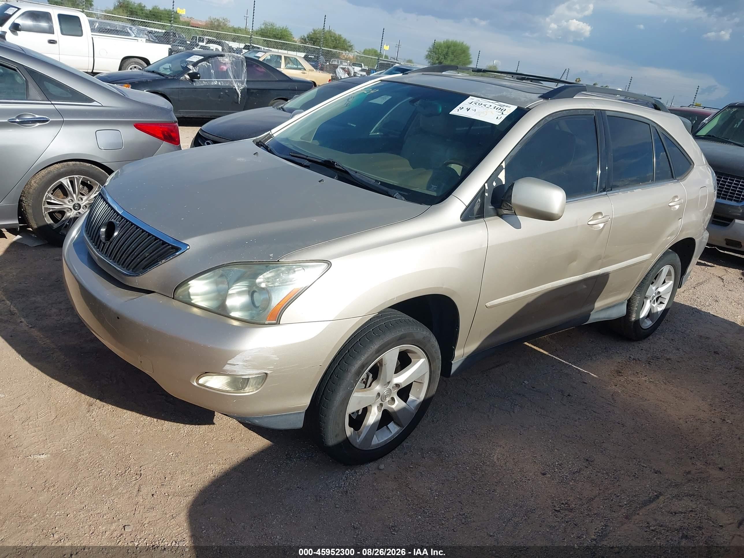 2004 Lexus Rx 330   Gold vin: JTJGA31UX40035579