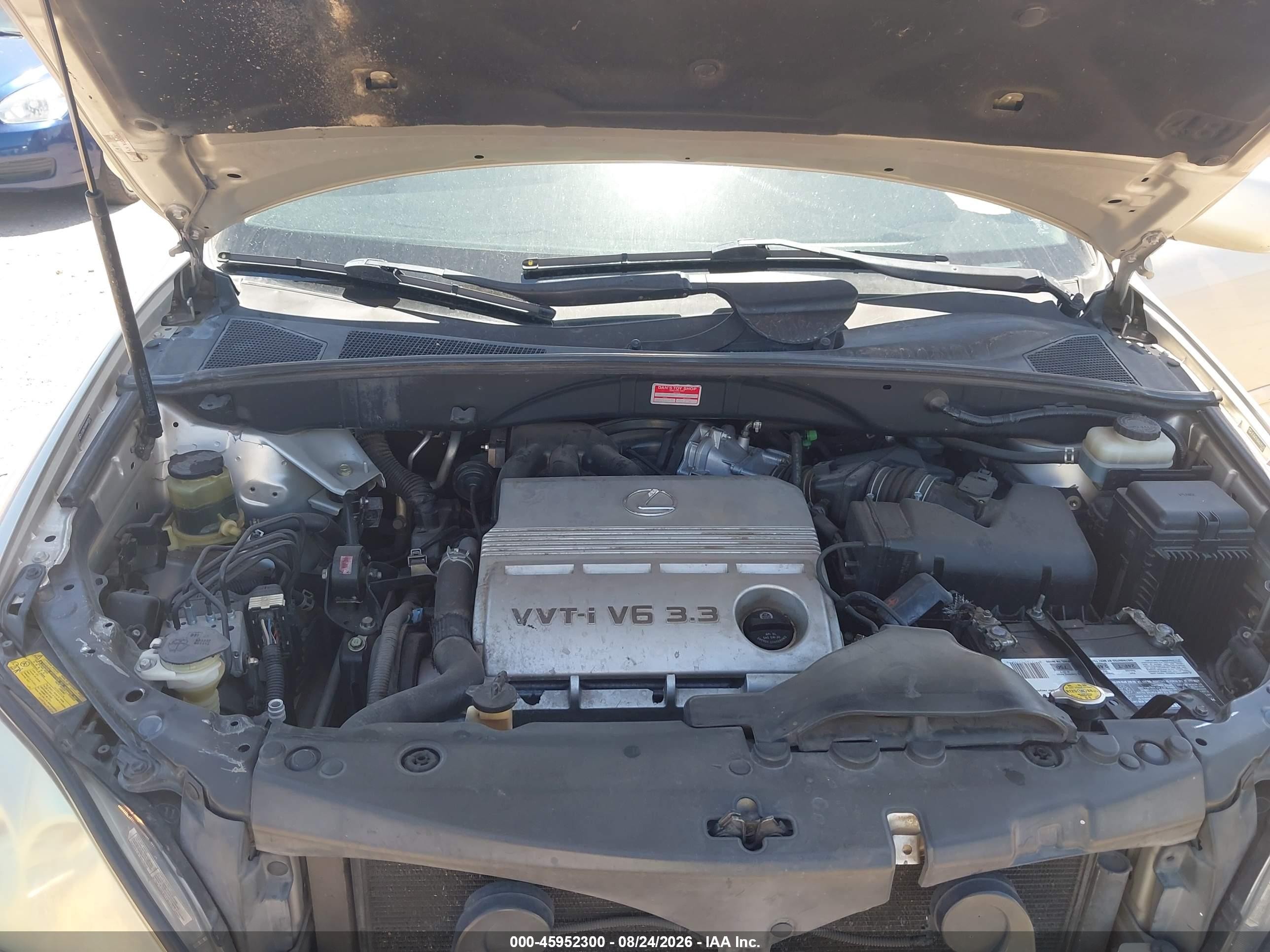 2004 Lexus Rx 330   Gold vin: JTJGA31UX40035579