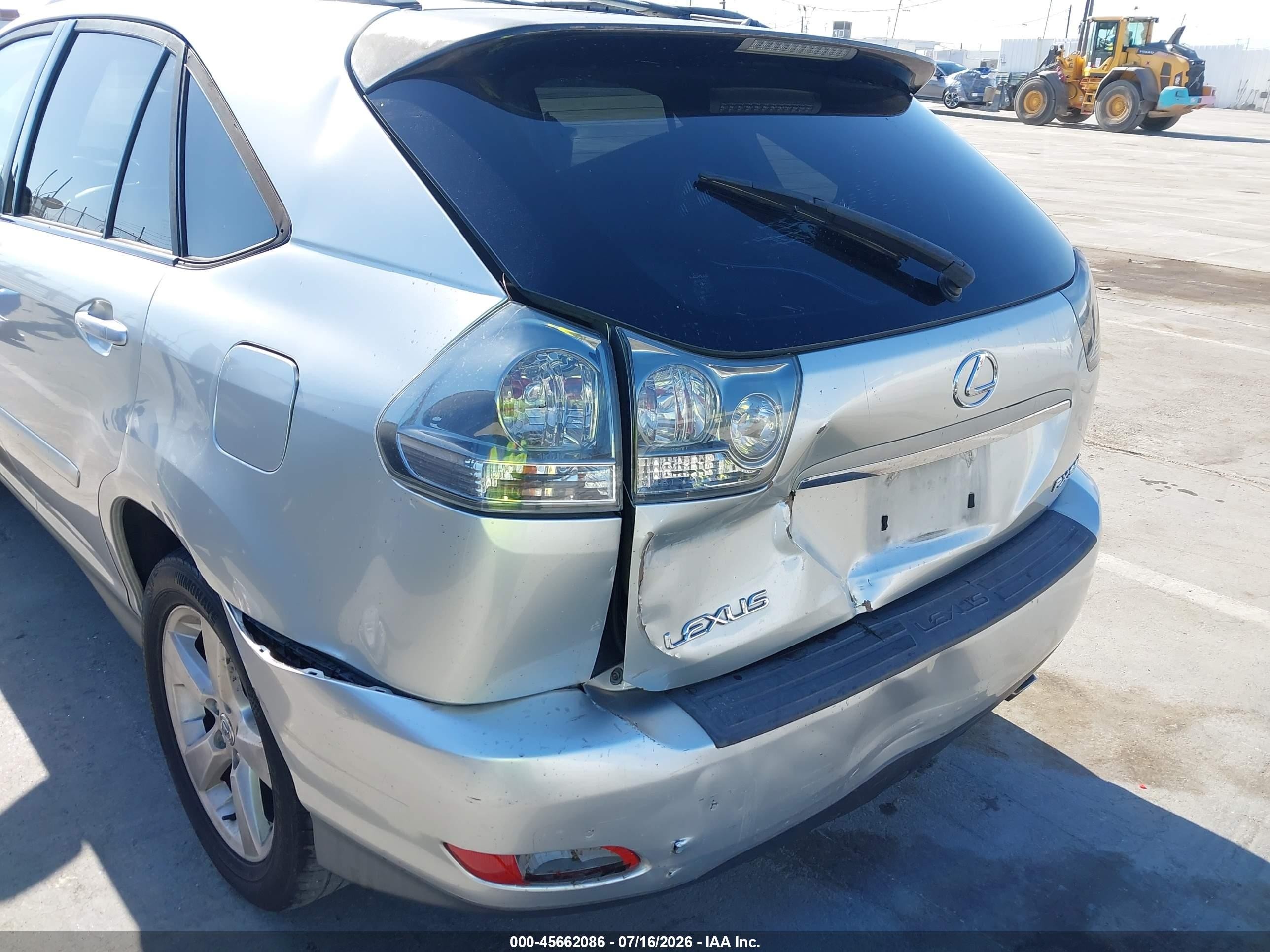 2004 Lexus Rx 330   Серебряный vin: JTJGA31UX40037641