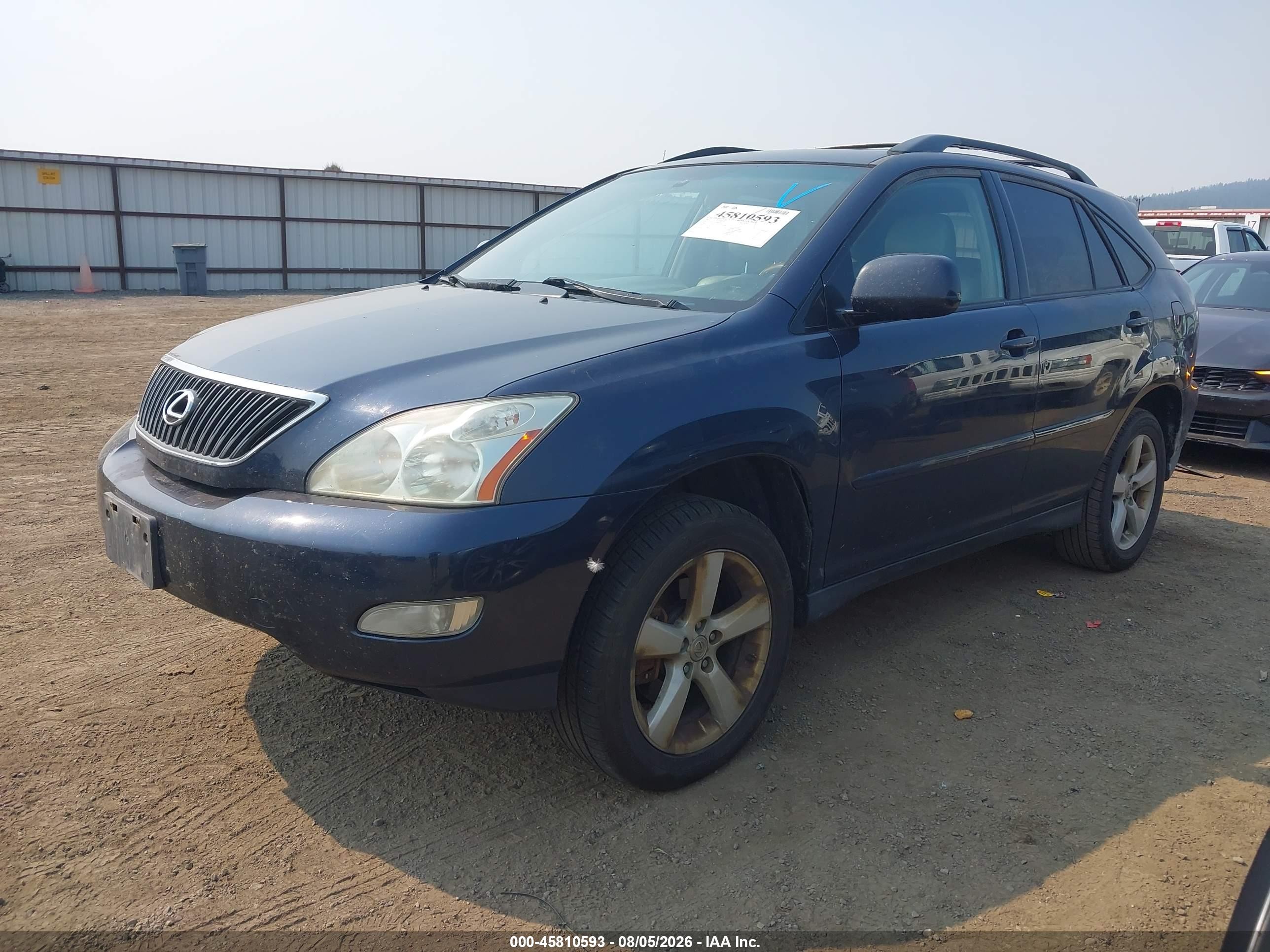 2005 Lexus Rx 330   Dark Blue vin: JTJGA31UX50047023