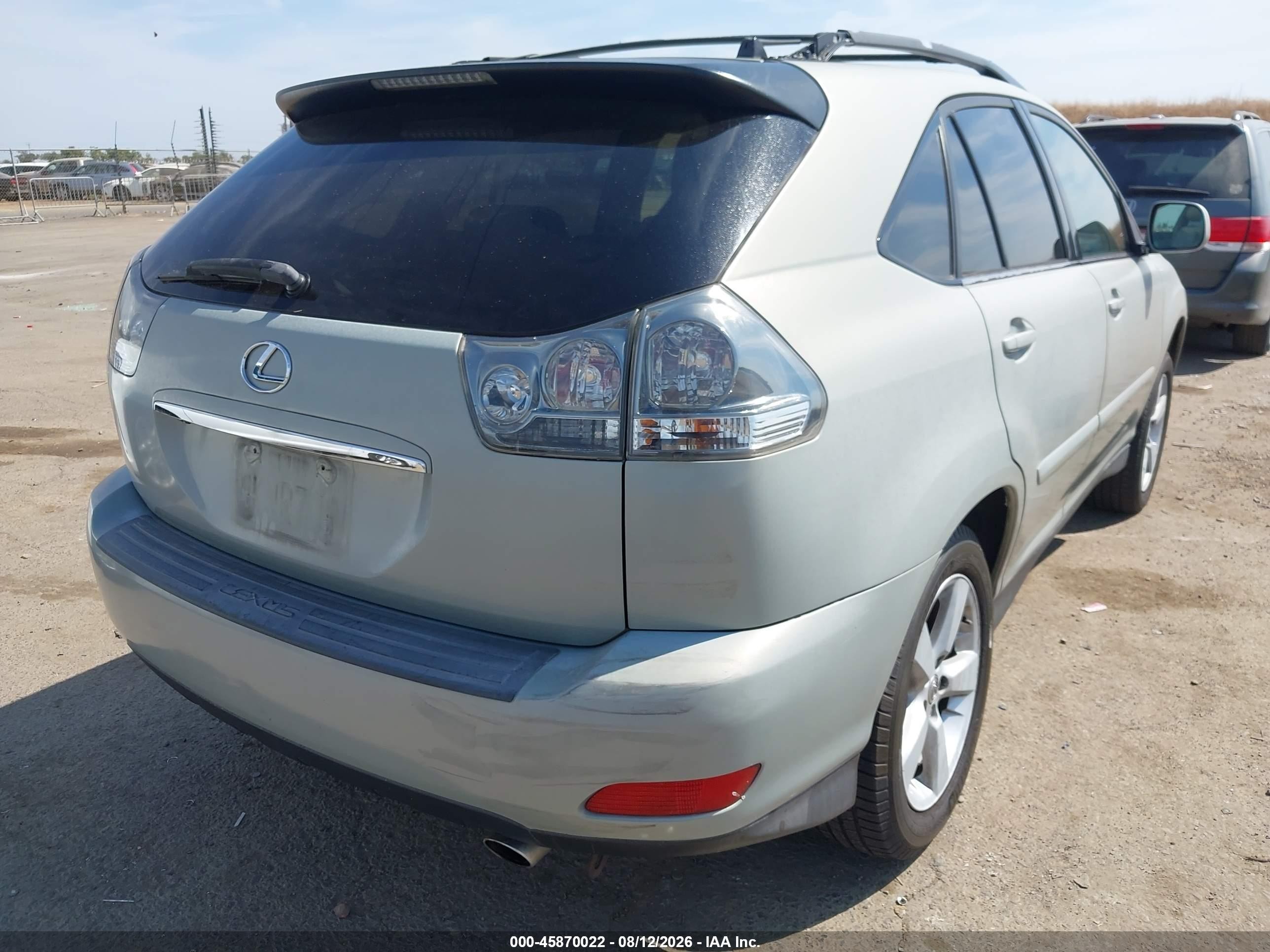 2005 Lexus Rx 330   Light Blue vin: JTJGA31UX50047121
