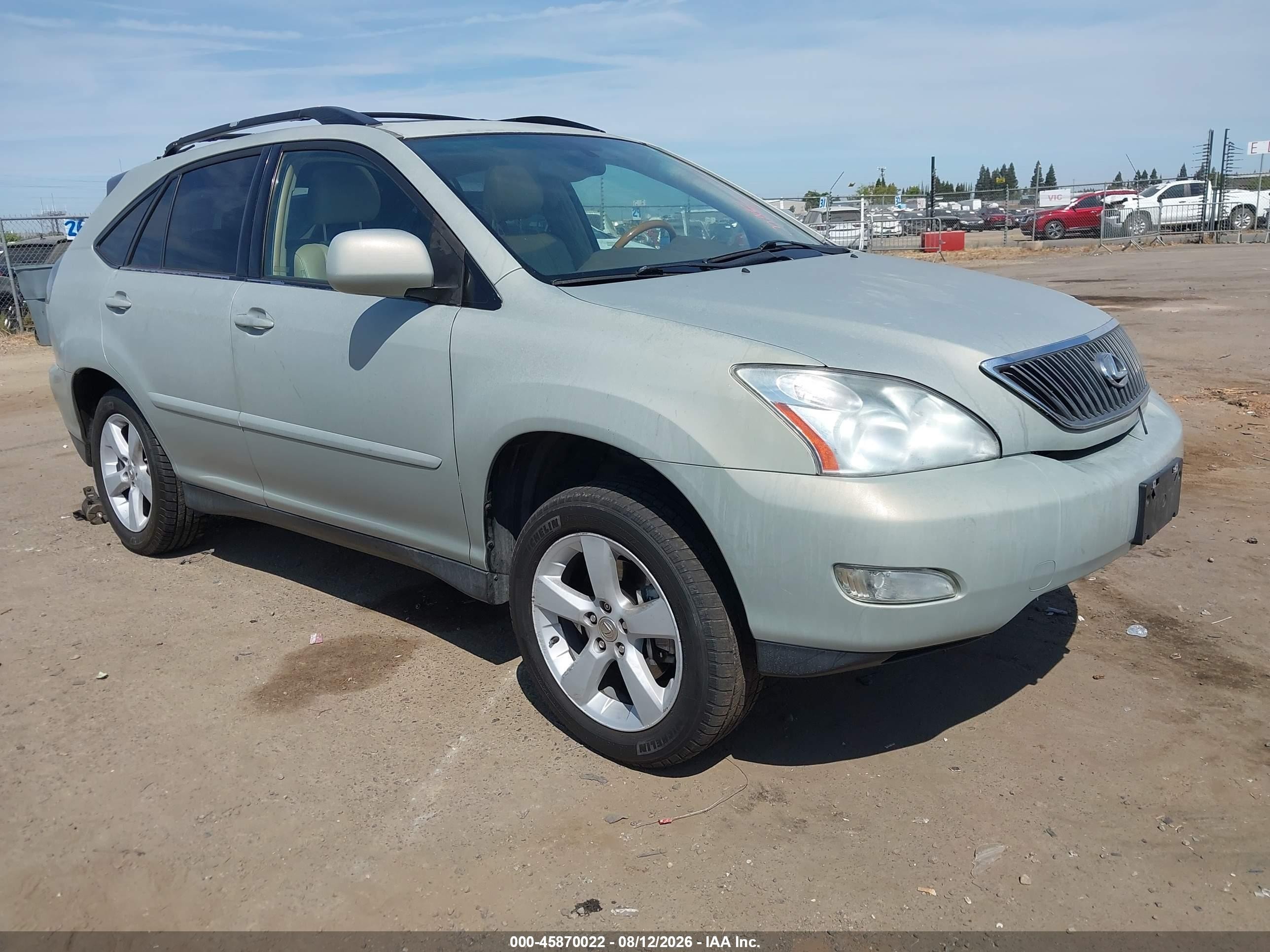 2005 Lexus Rx 330   Light Blue vin: JTJGA31UX50047121