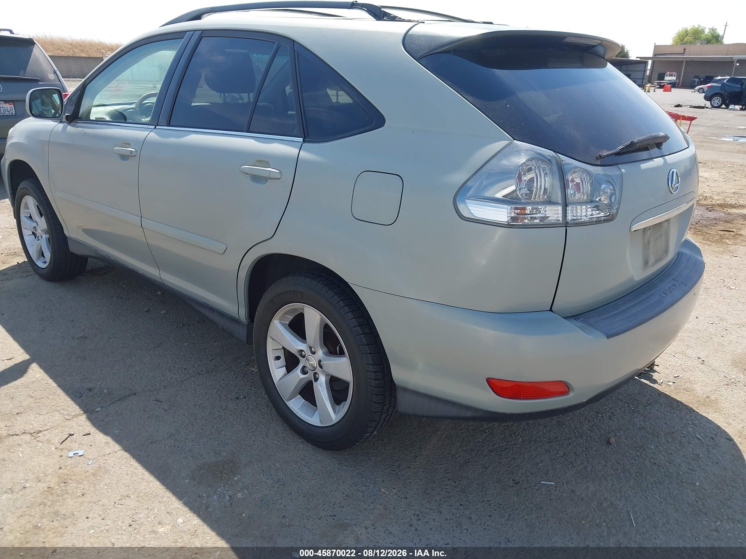 2005 Lexus Rx 330   Light Blue vin: JTJGA31UX50047121