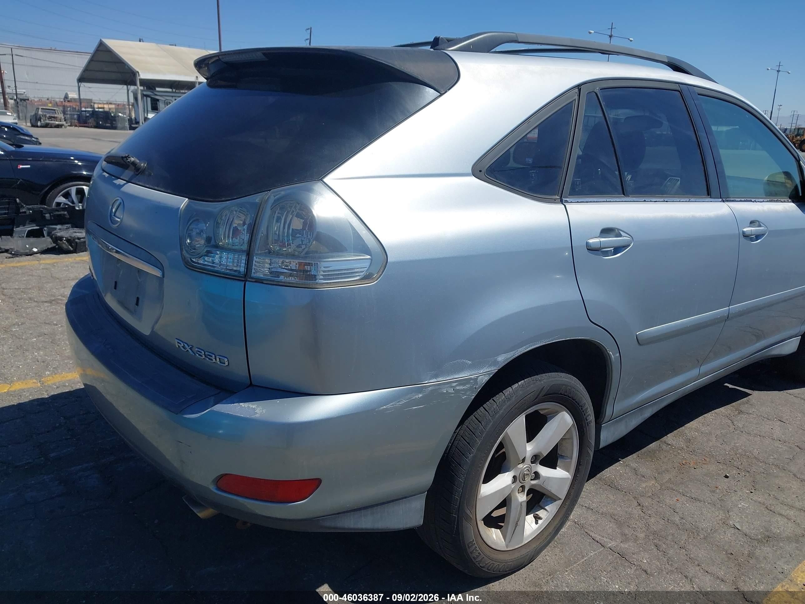 2005 Lexus Rx 330   Teal vin: JTJGA31UX50051346