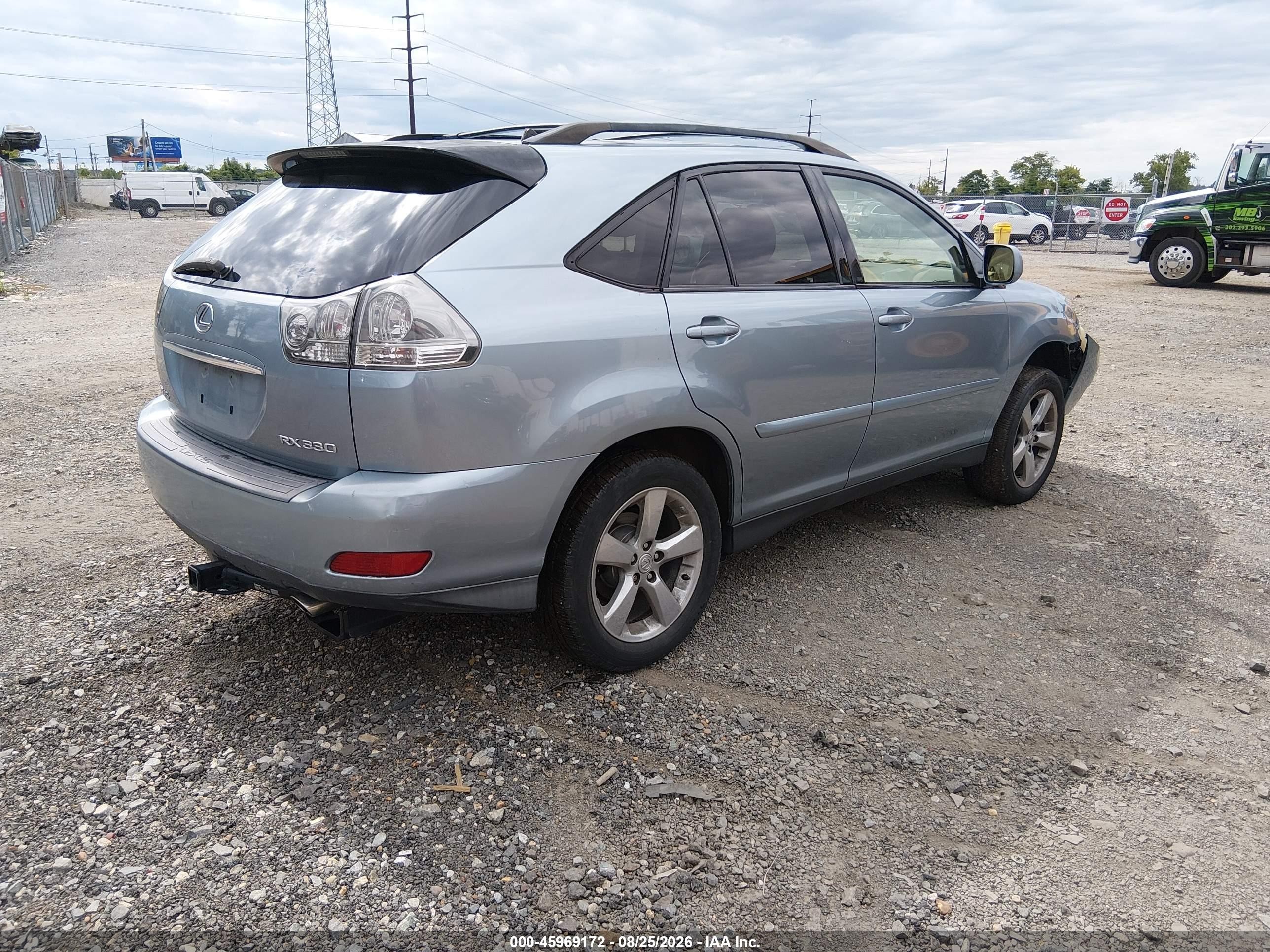 2005 Lexus Rx 330 Blue vin: JTJGA31UX50055607