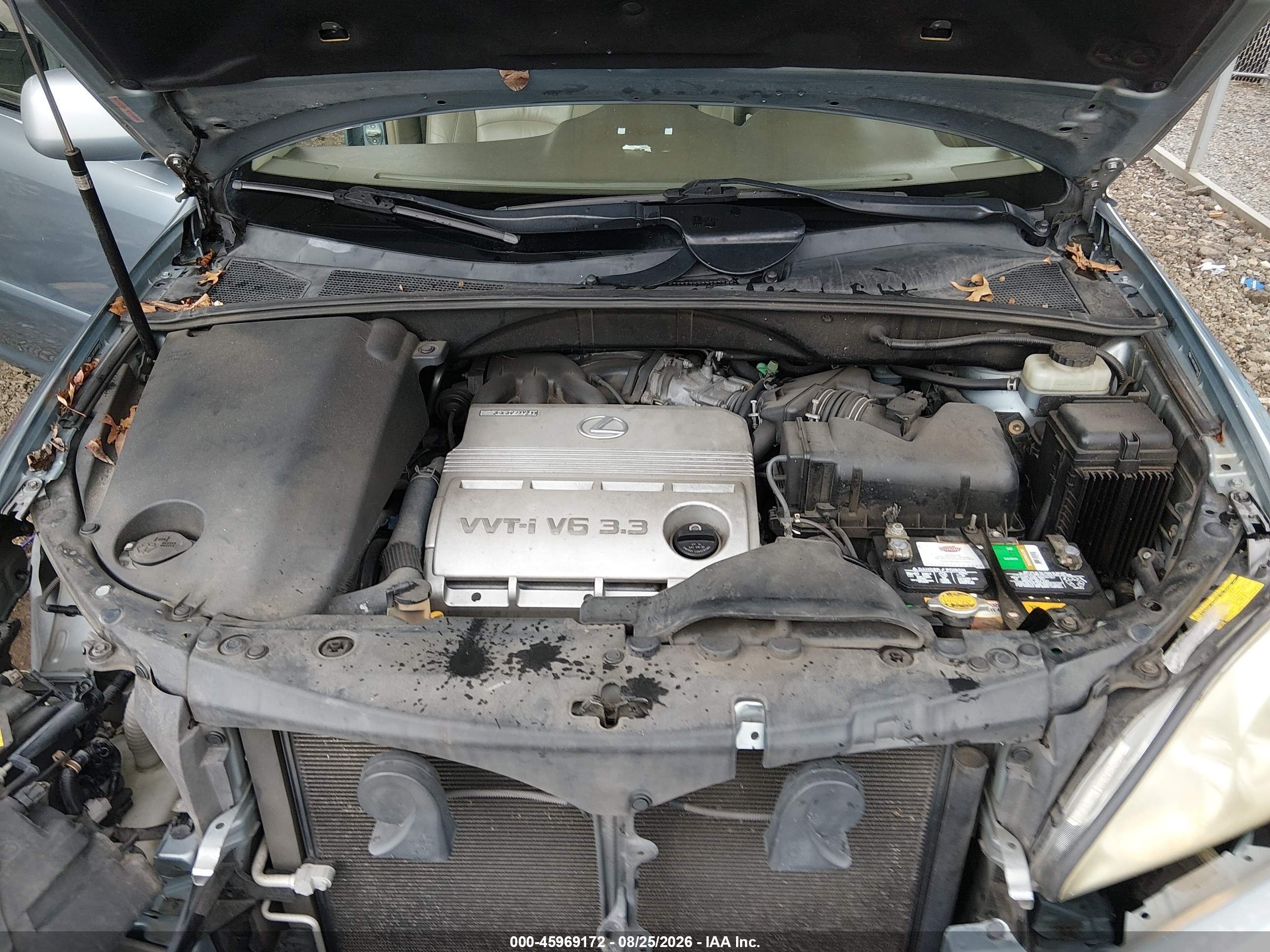 2005 Lexus Rx 330 Blue vin: JTJGA31UX50055607