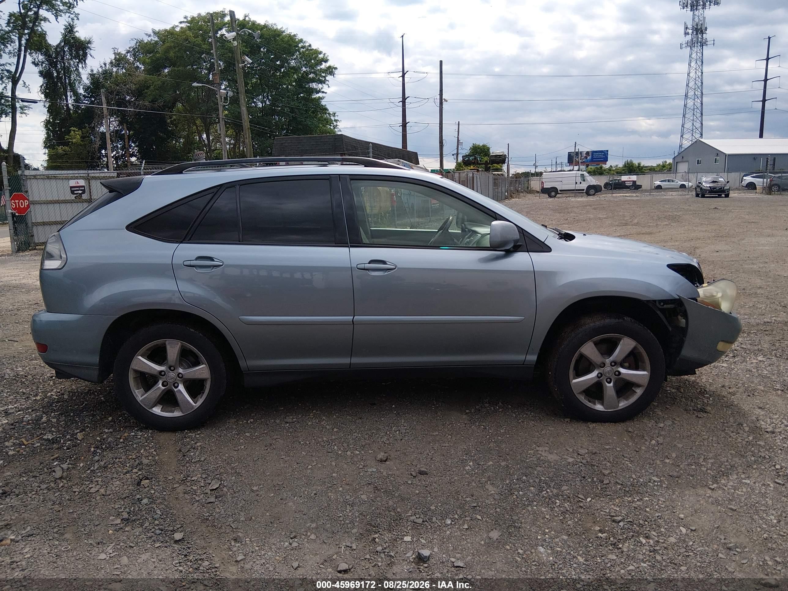 2005 Lexus Rx 330 Blue vin: JTJGA31UX50055607