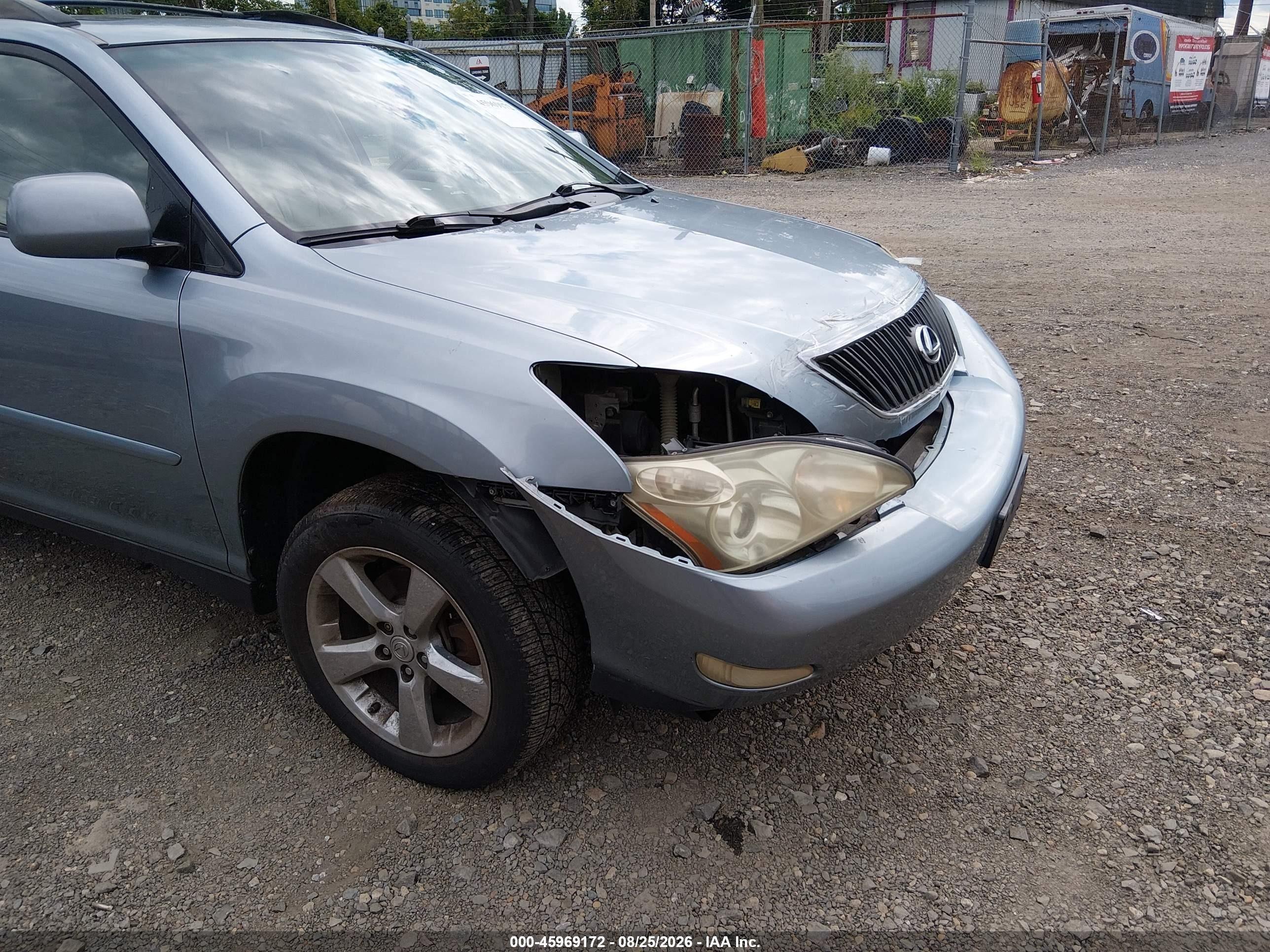 2005 Lexus Rx 330 Blue vin: JTJGA31UX50055607