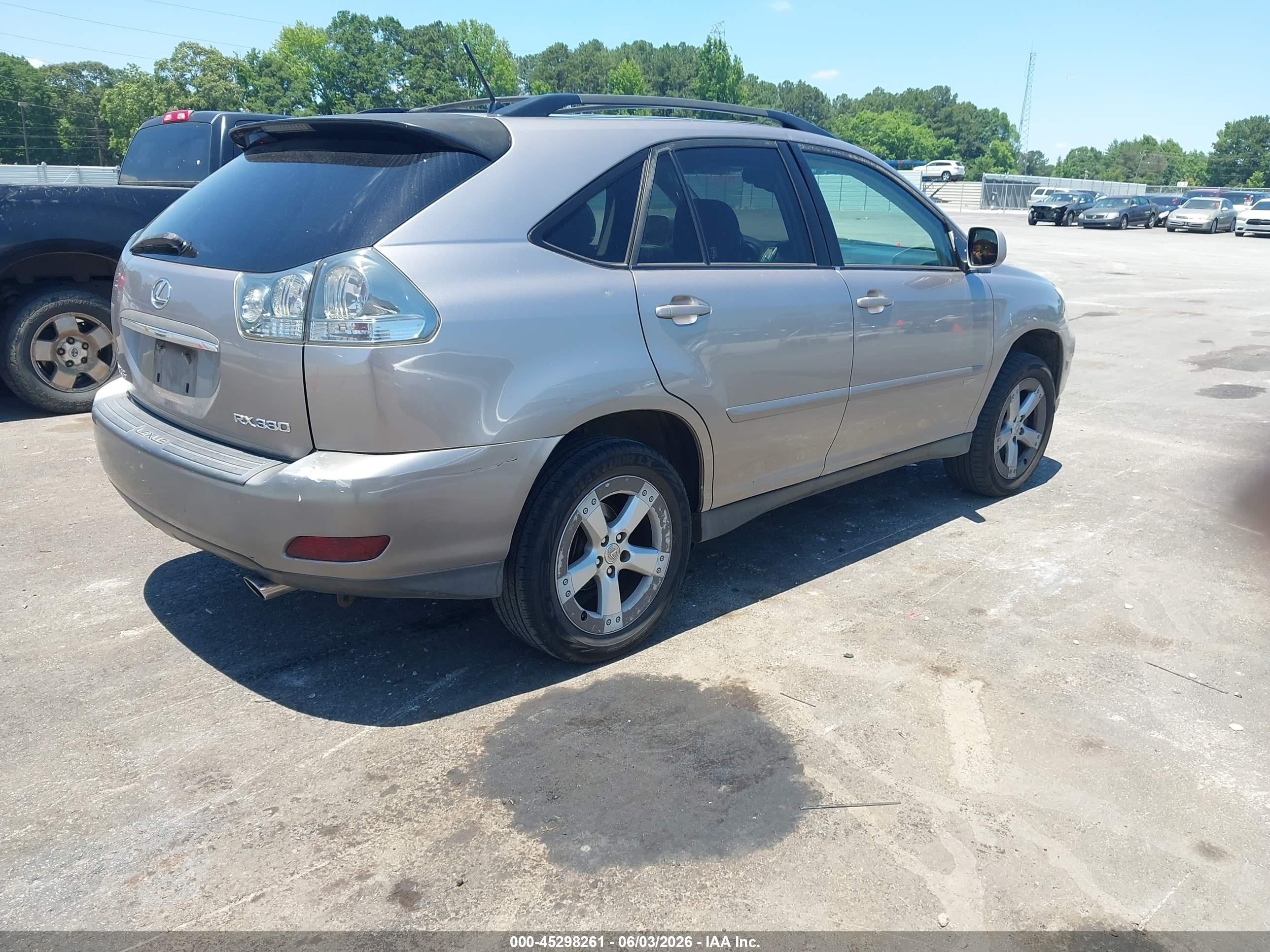 2005 Lexus Rx 330   Silver vin: JTJGA31UX50057034