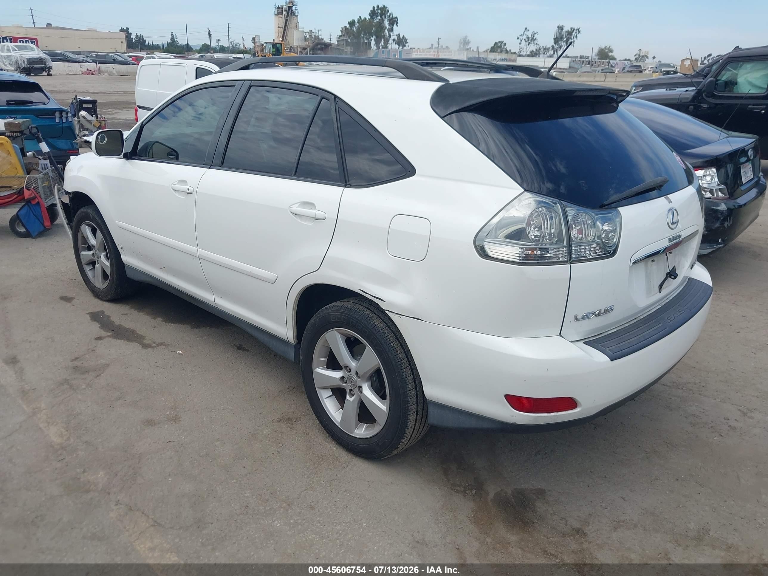 2006 Lexus Rx 330   White vin: JTJGA31UX60065765