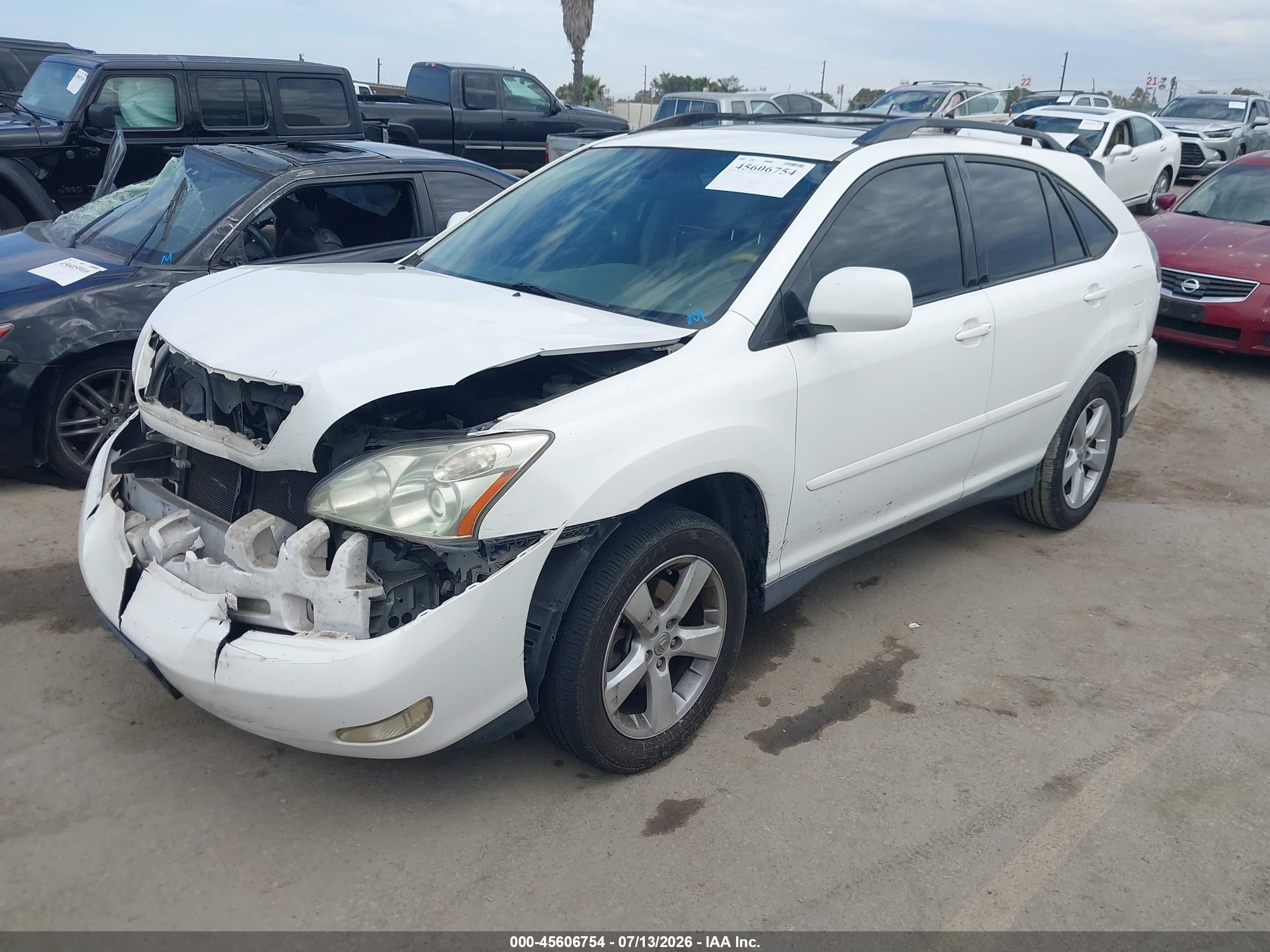 2006 Lexus Rx 330   White vin: JTJGA31UX60065765