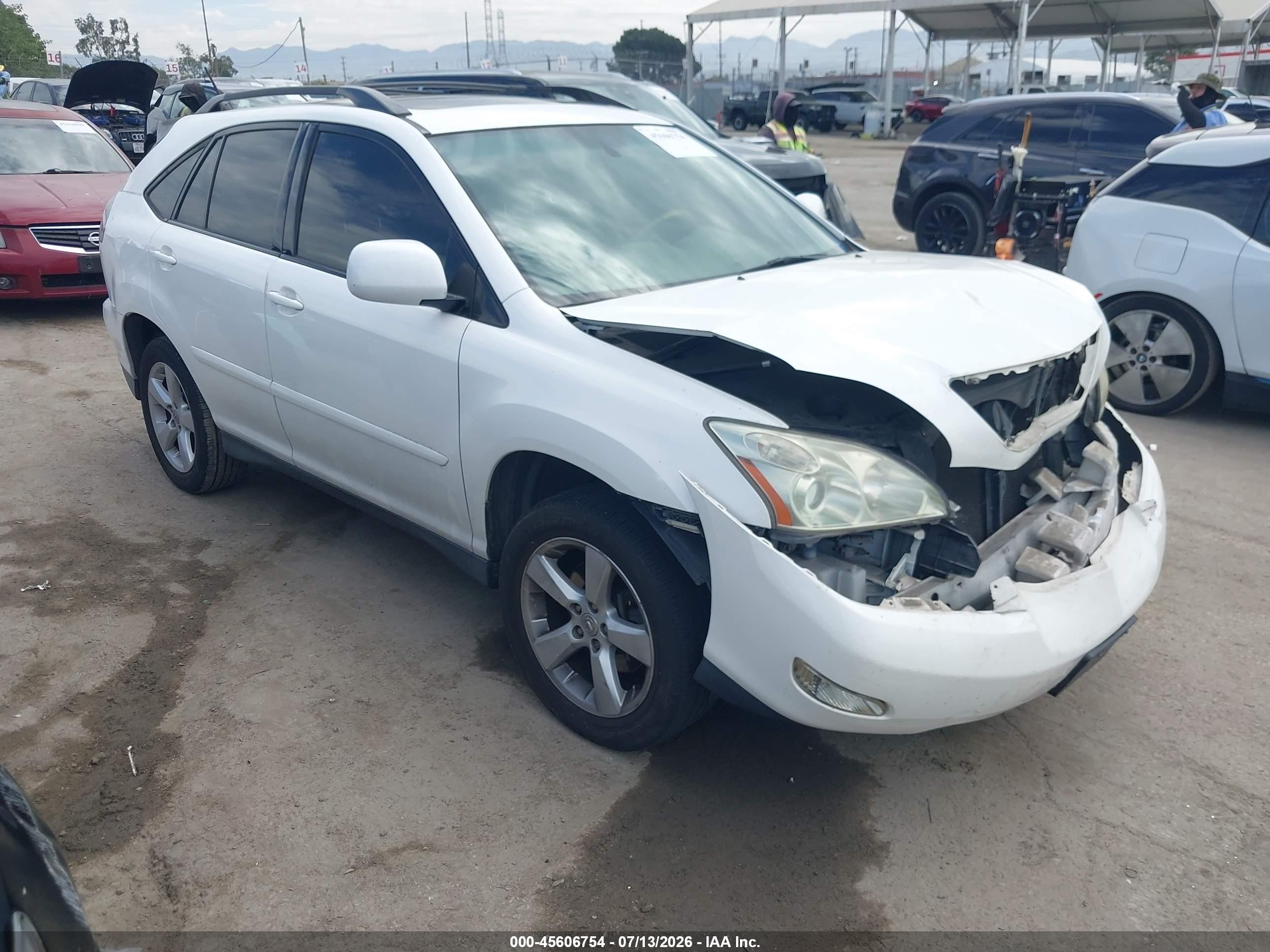 2006 Lexus Rx 330   White vin: JTJGA31UX60065765