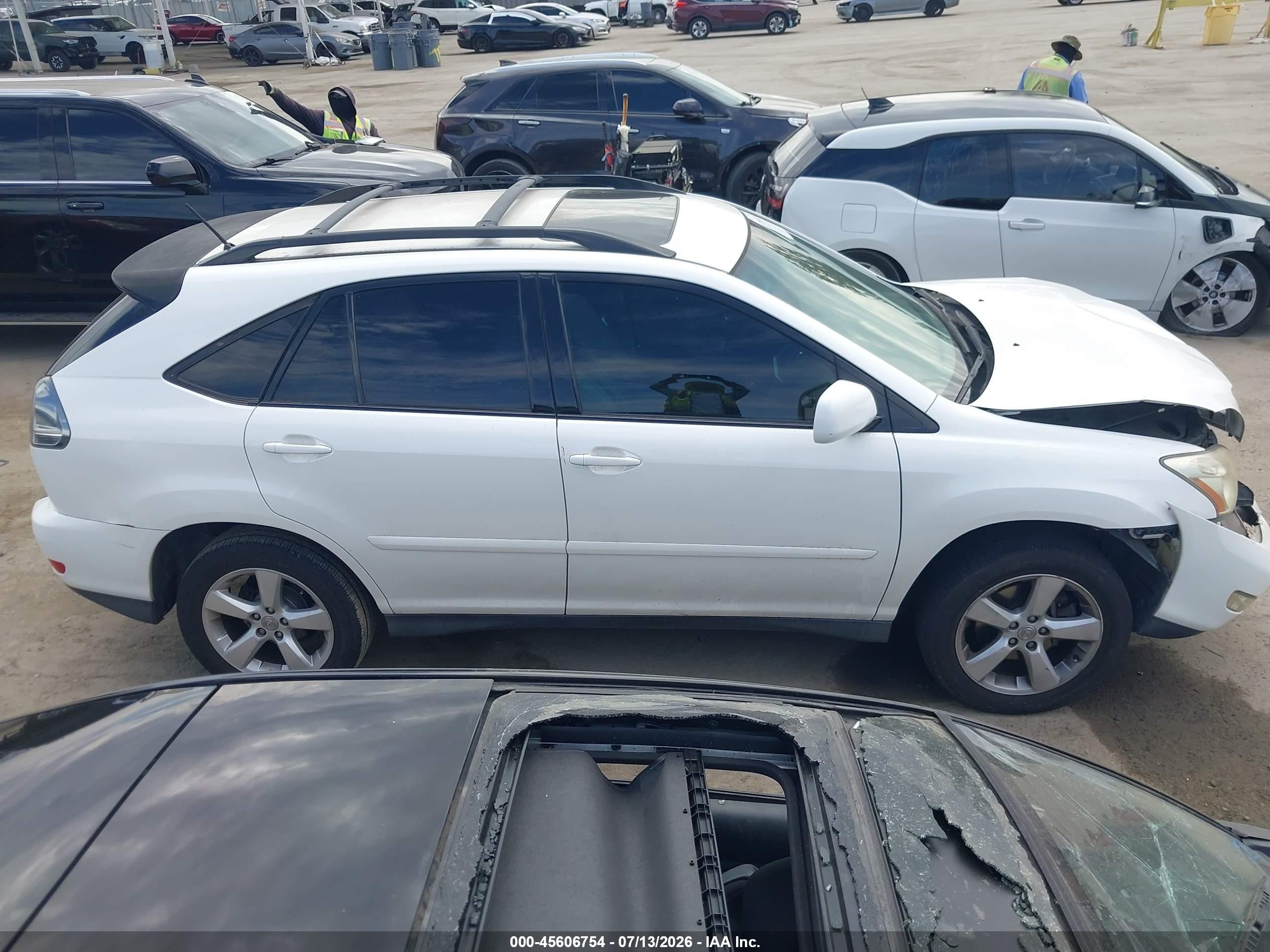 2006 Lexus Rx 330   White vin: JTJGA31UX60065765
