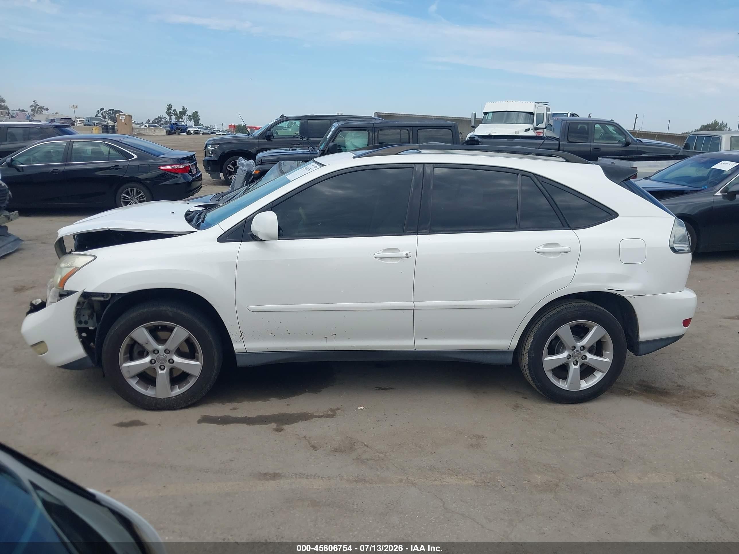 2006 Lexus Rx 330   White vin: JTJGA31UX60065765