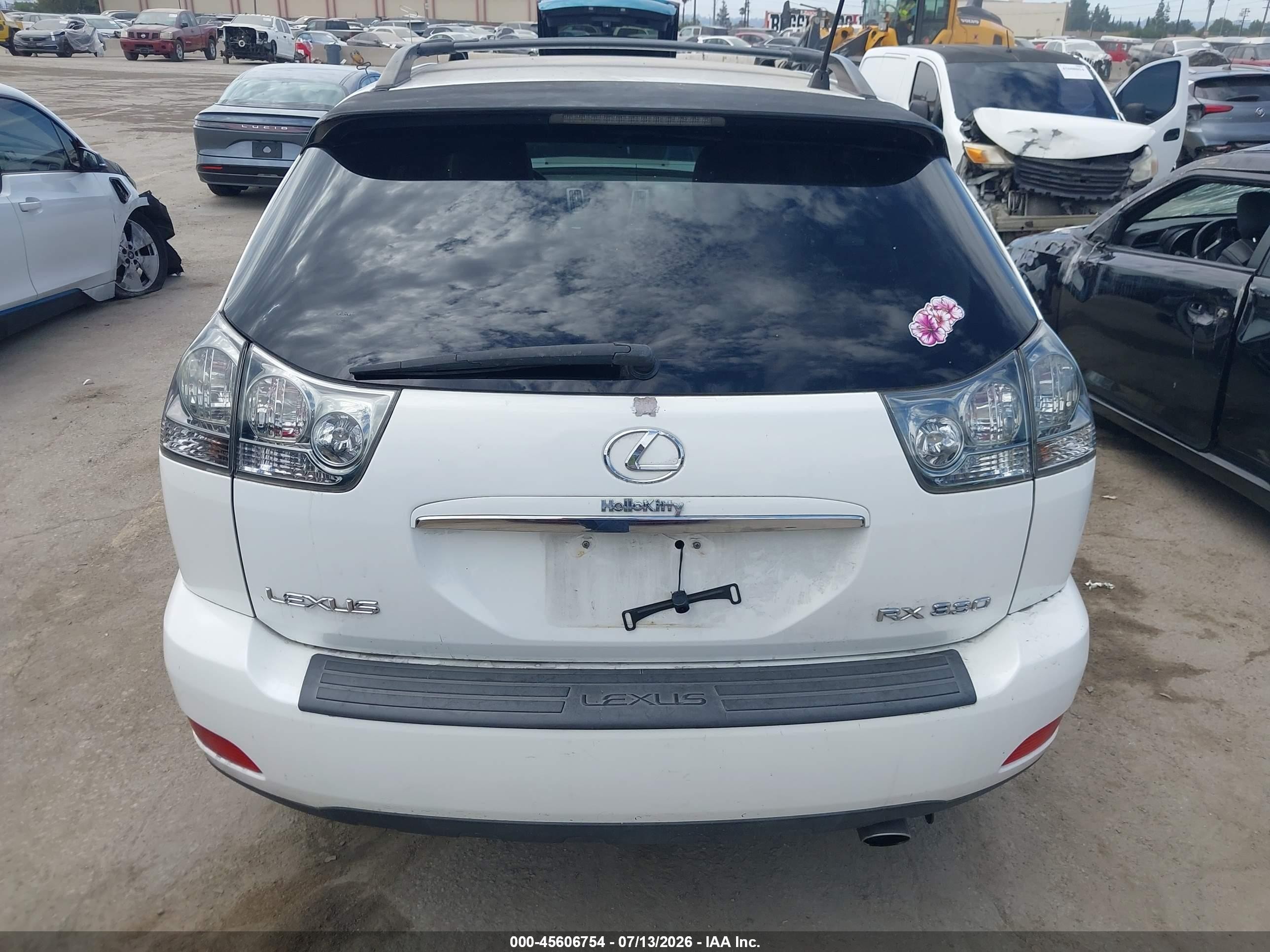 2006 Lexus Rx 330   White vin: JTJGA31UX60065765