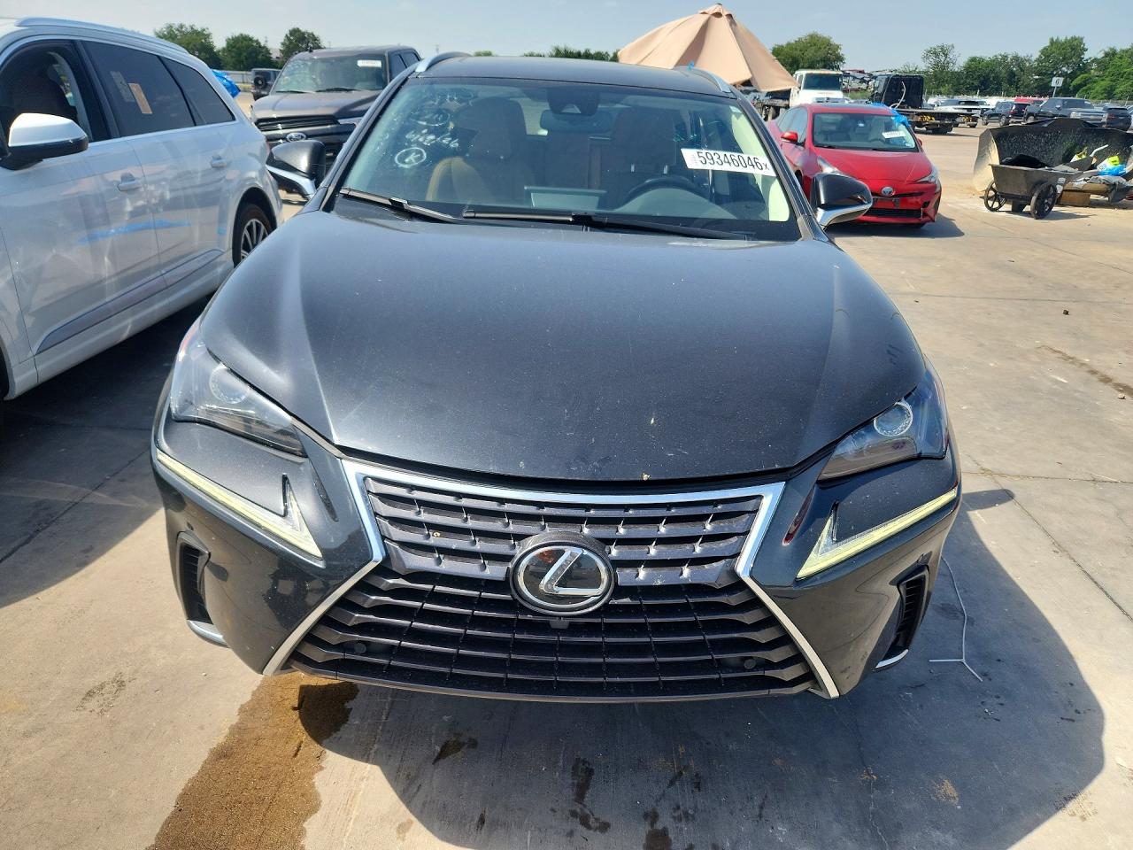 2021 Lexus Nx 300 Base Черный vin: JTJGARBZ2M2195702
