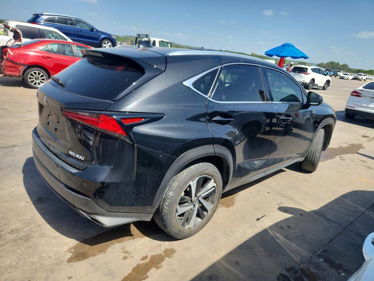 2021 Lexus Nx 300 Base Черный vin: JTJGARBZ2M2195702